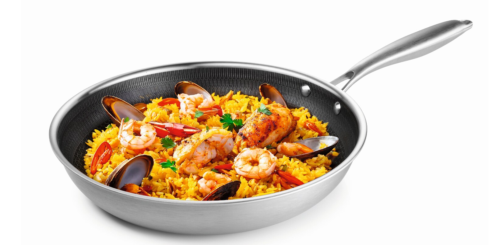 BRATmaxx Edelstahl-Pfanne 28cm silber | 04067522084433