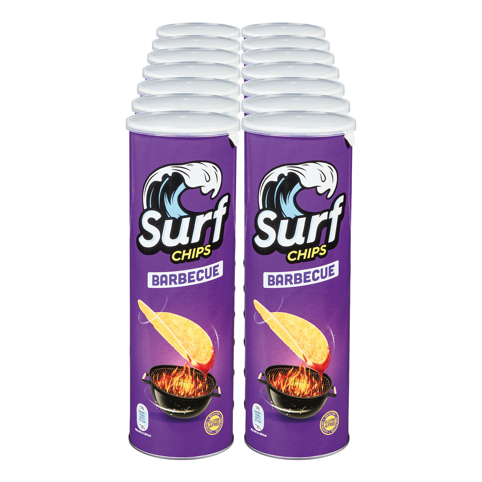Surf Chips BBQ 160 g, 14er Pack - Bild 1