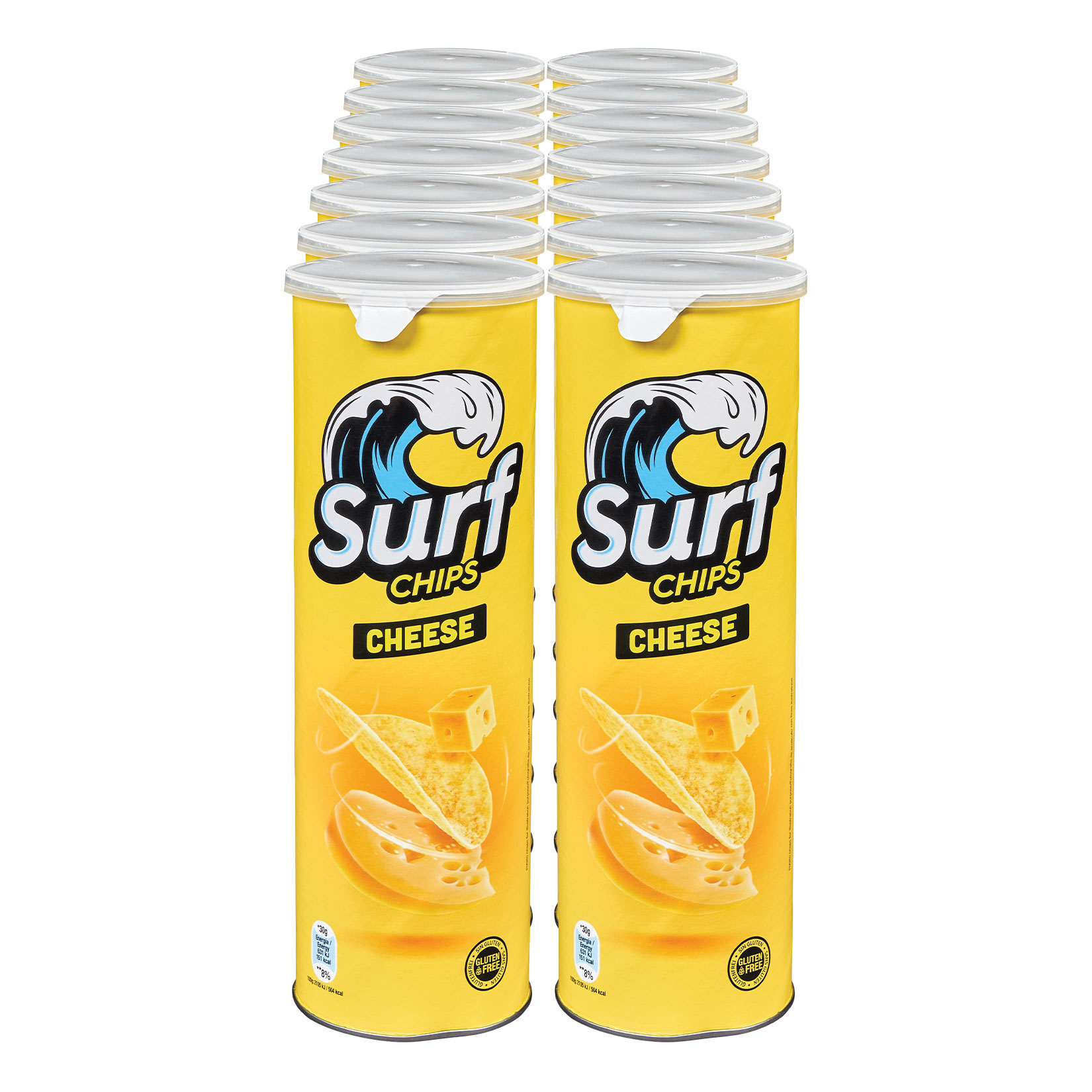 Surf Chips Cheese 160 g, 14er Pack - Bild 1