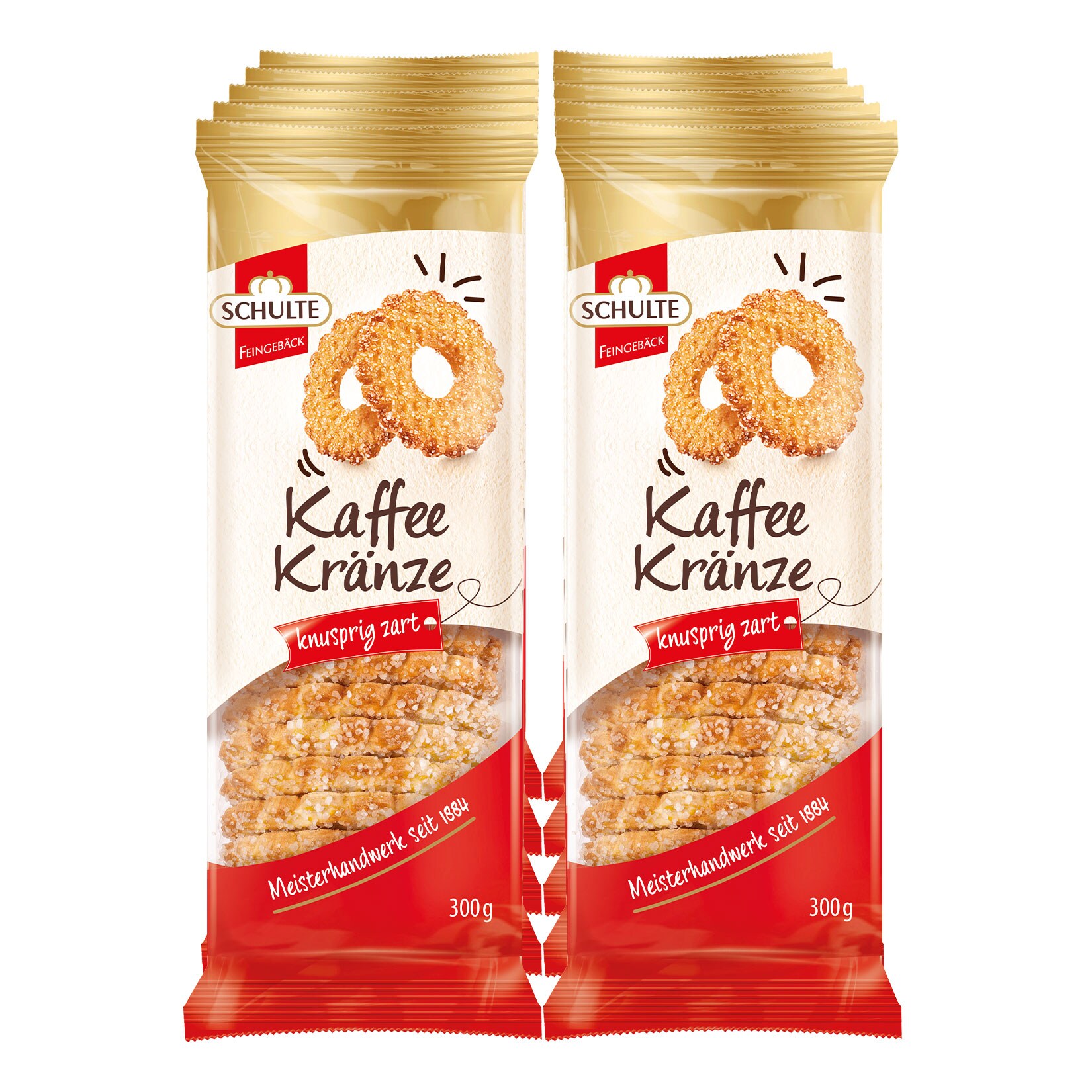 Schulte Kaffeekr&auml;nze 300g, 10er Pack - Bild 1
