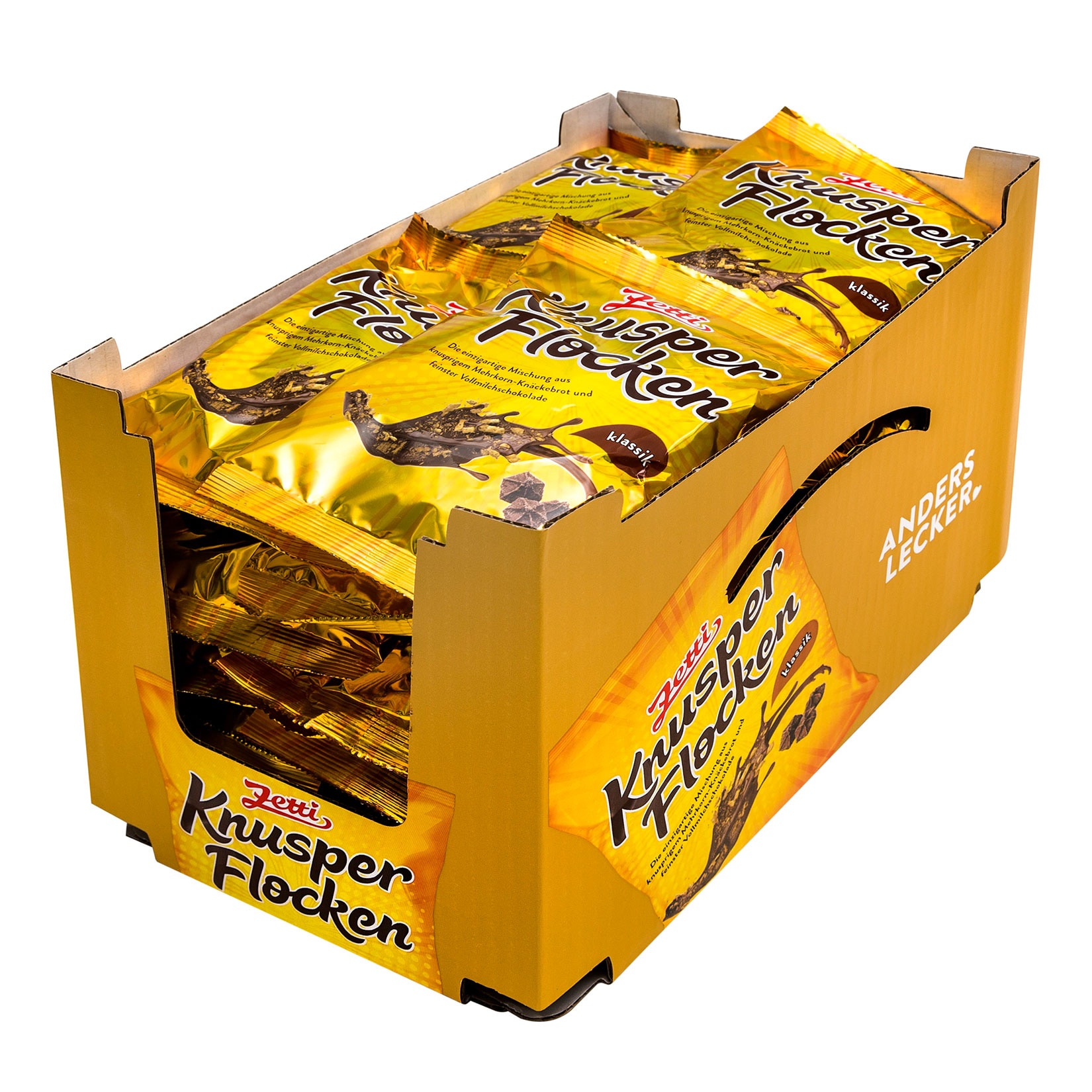 Zetti Knusperflocken Vollmilch 130g, 28er Pack - Bild 1