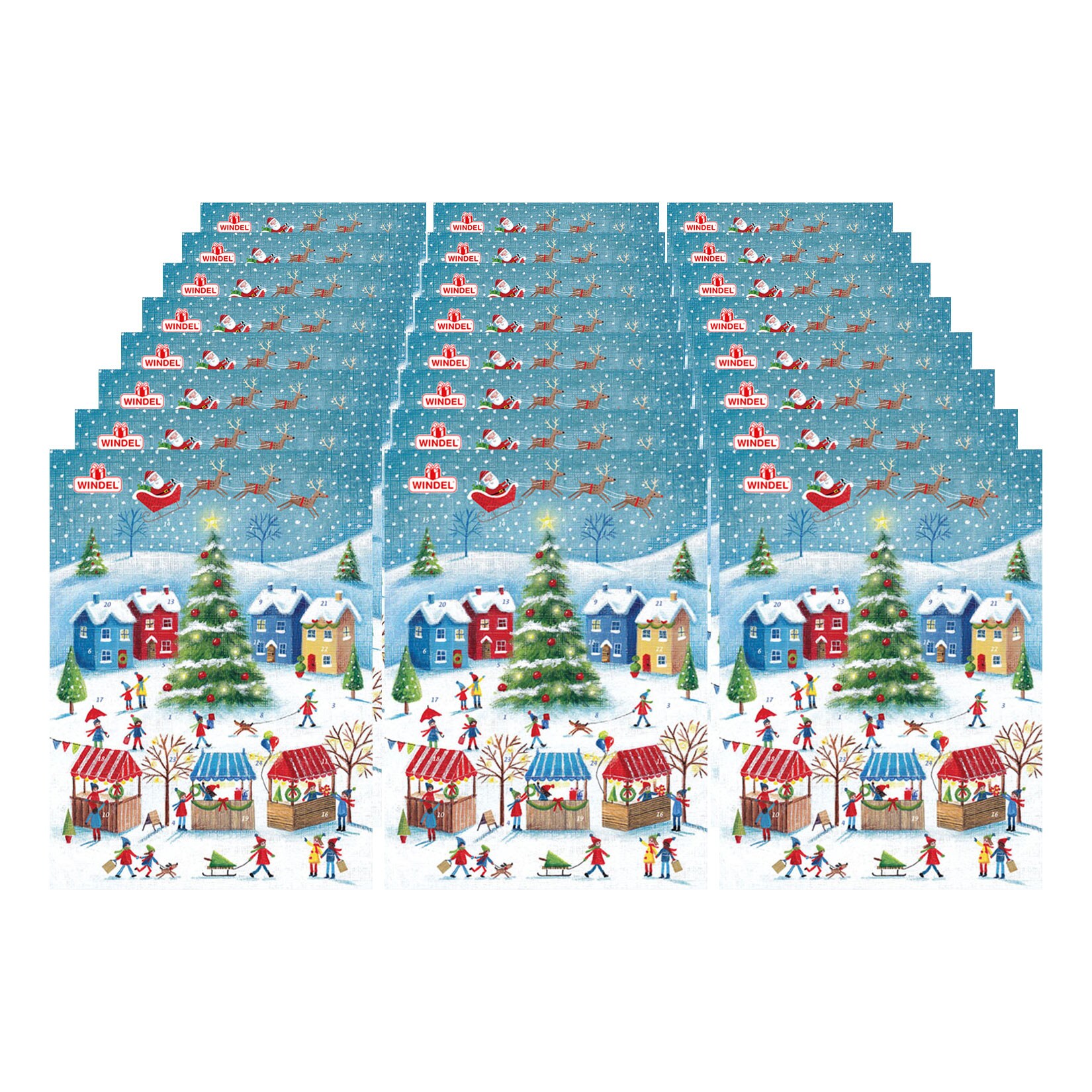 Windel Schokolade Adventskalender 75 g, 24er Pack - Bild 1