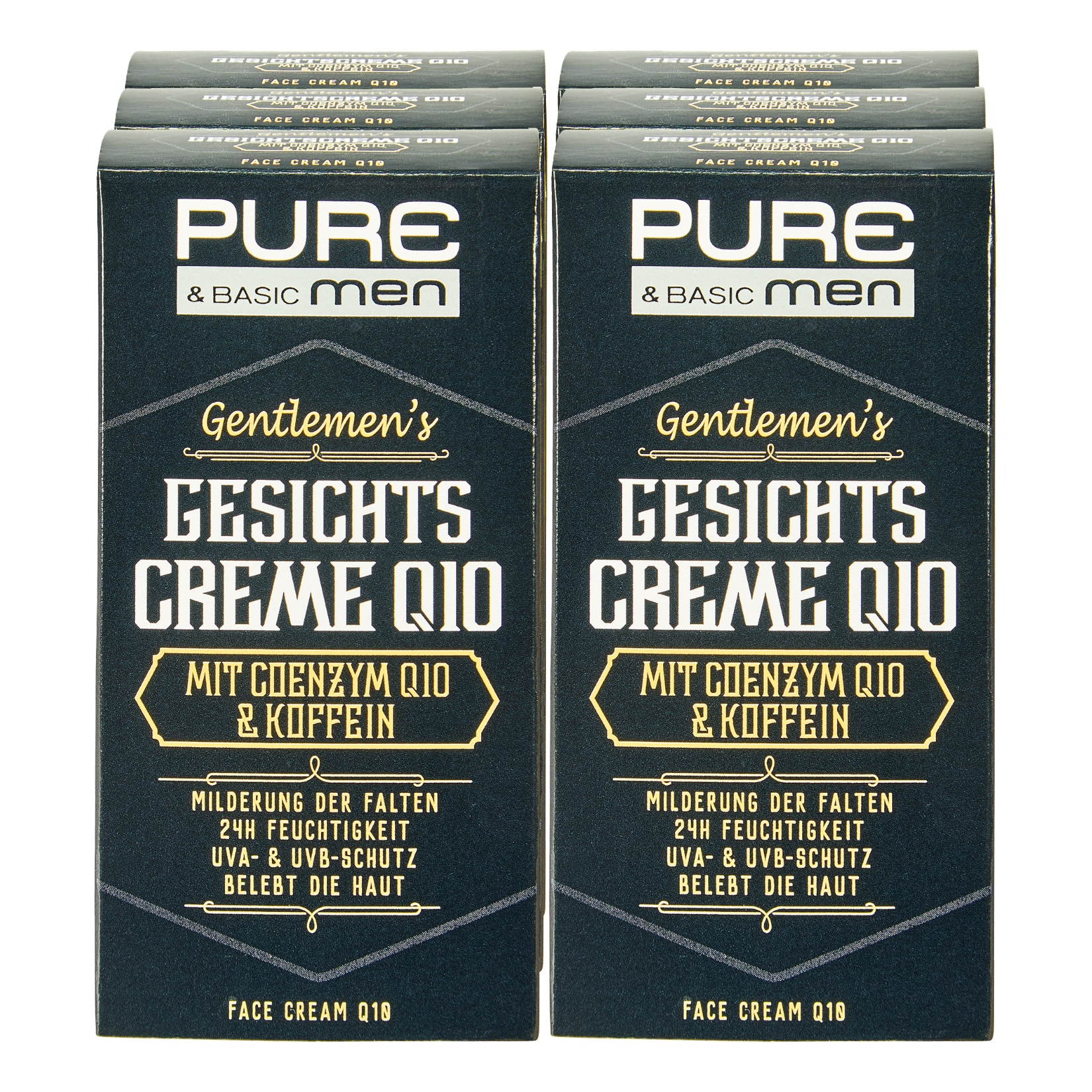 Pure & Basic Men Q10 Gesichtscreme 50 ml, 6er Pack - Bild 1