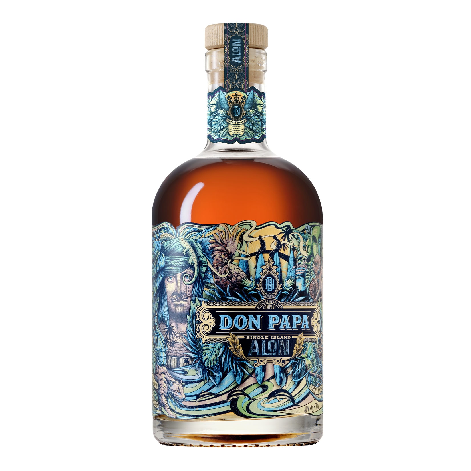 Don Papa Alon 40,0 % vol 0,7 Liter - Bild 1