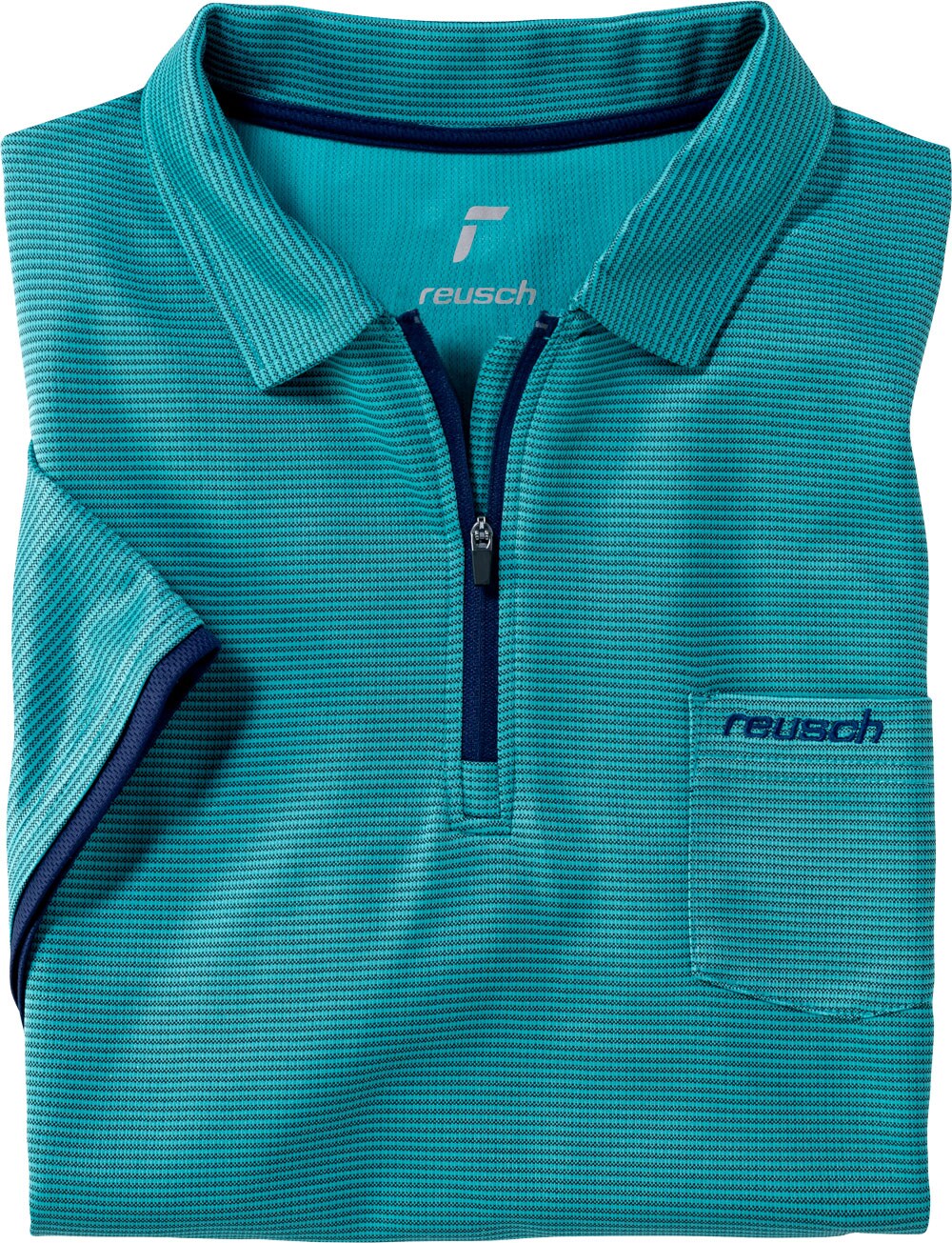 Reusch Herren Funktionspolo mit Zipper - Bild 1