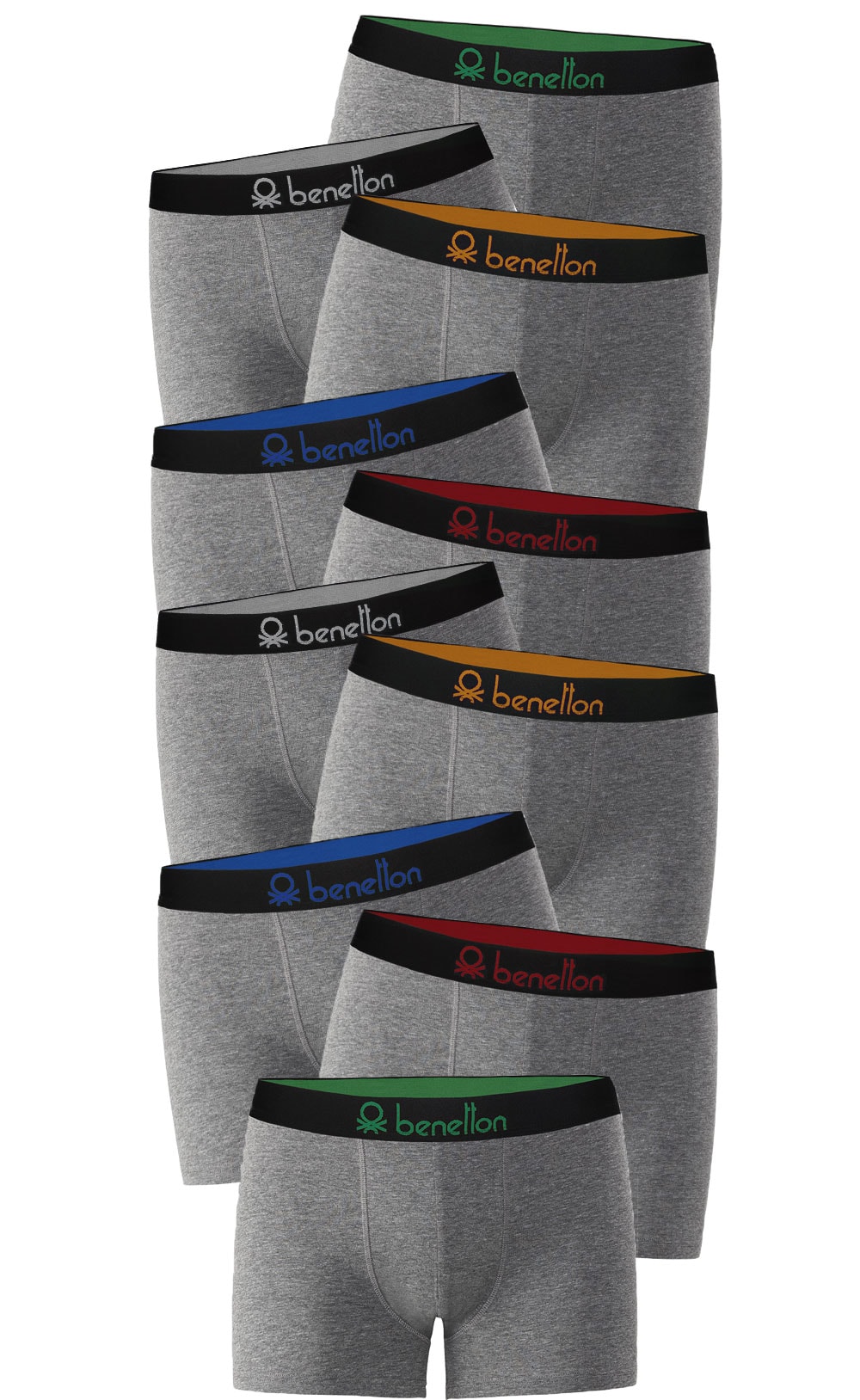 Benetton 10er Pack Boxershorts - Bild 1