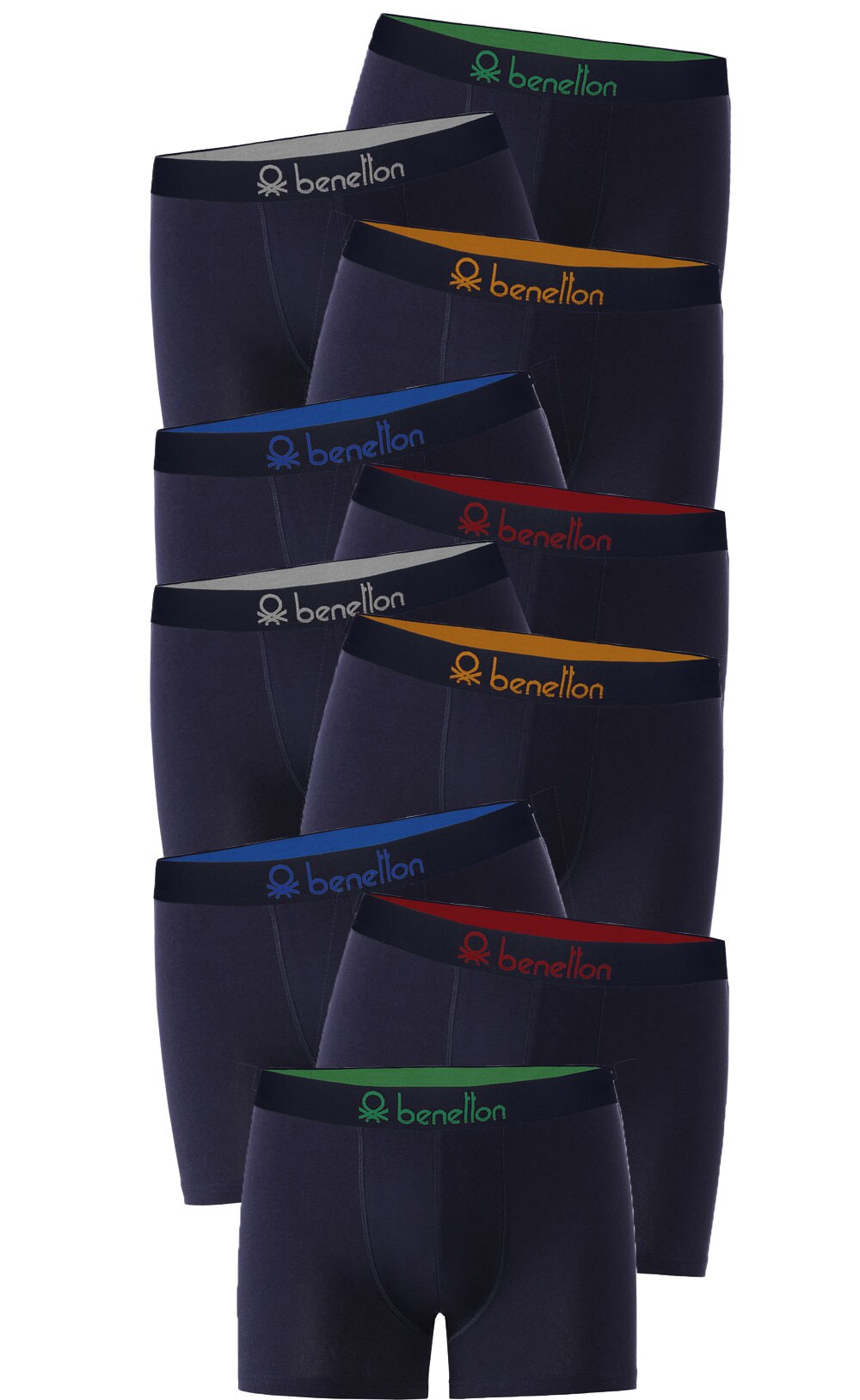 Benetton 10er Pack Boxershorts | 09010497264176