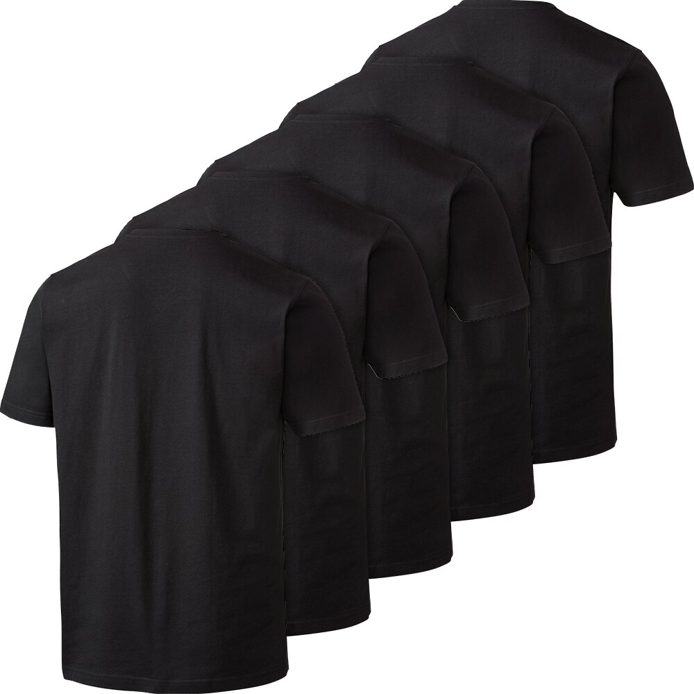 Otto Kern 5er Pack Herren T-Shirts V-Ausschnitt 100% Baumwolle