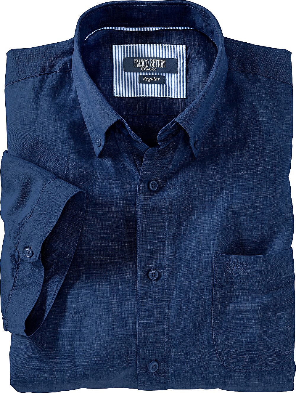 Franco Bettoni Herren Leinen-Baumwollhemd - Bild 1