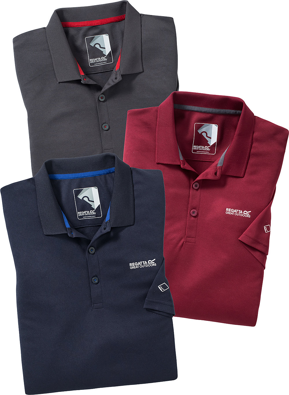 Regatta 3er Pack Herren Poloshirts - Bild 1