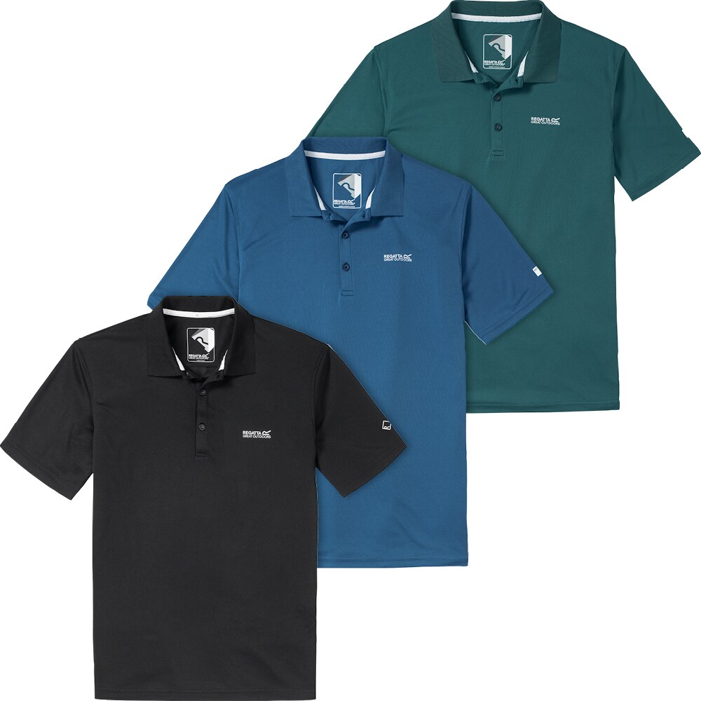 Regatta 3er Pack Herren Poloshirts