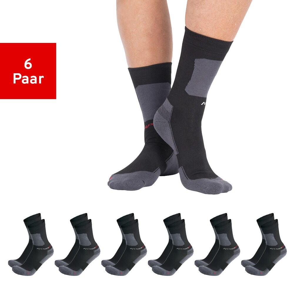 Nordcap 6er Pack Allround-Sportsocken hoch unisex - Bild 1