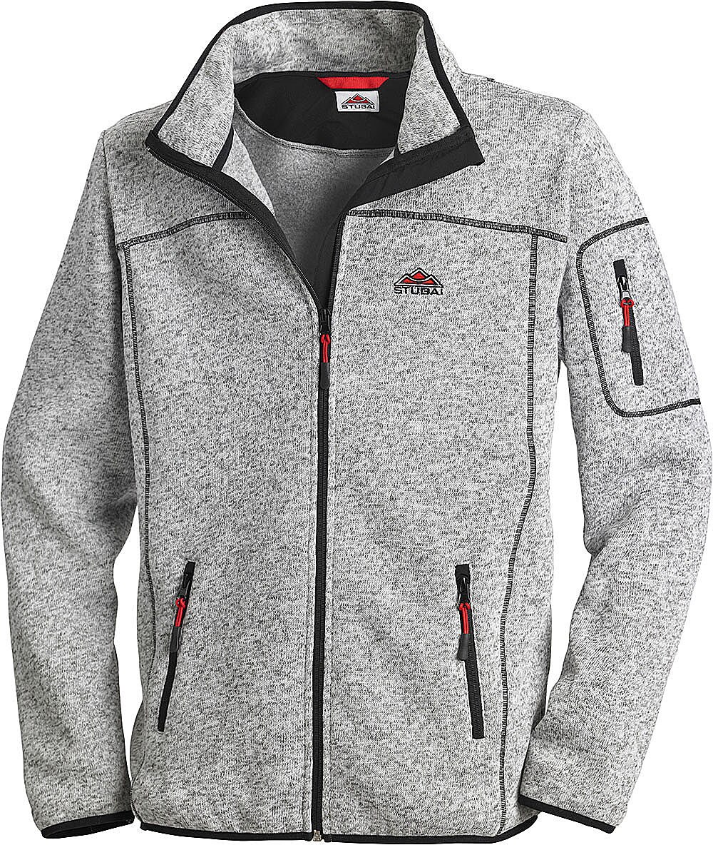Stubai Herren Strickfleecejacke