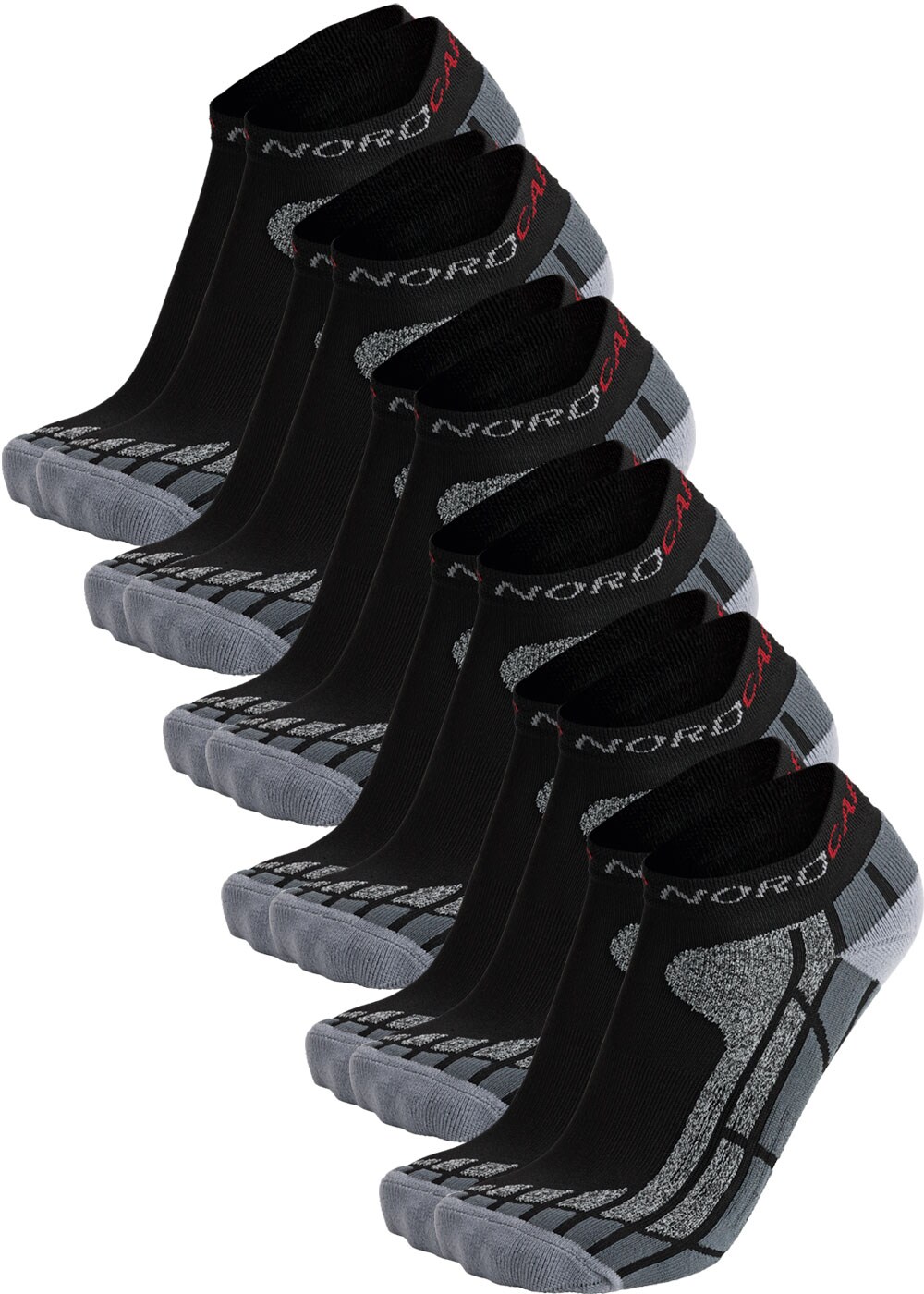 Nordcap 6er Pack Allround-Sportsocken kurz unisex | 09010497088017