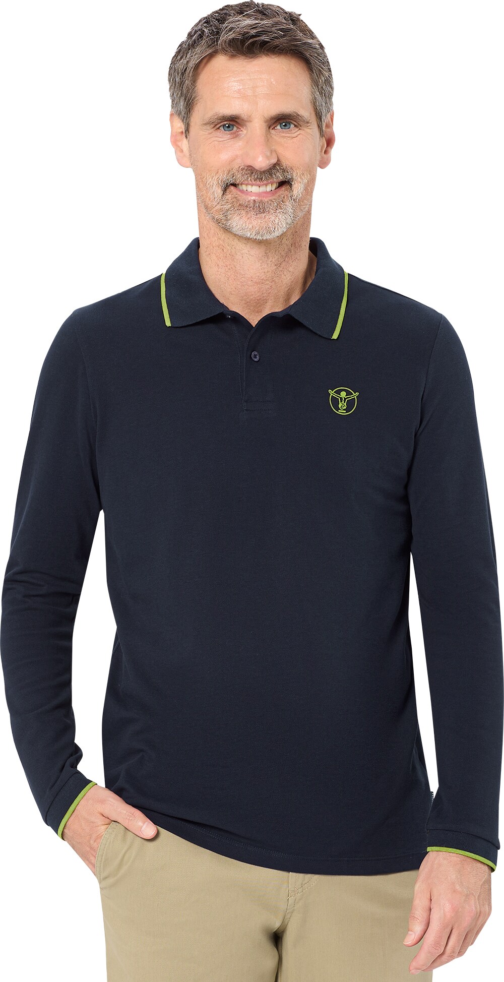 Chiemsee Herren Langarmpolo Baumwolle - Bild 1