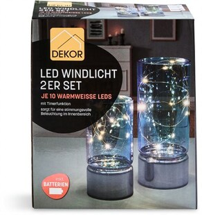 LED Windlicht 2er Set (Variante1) - Bild 1