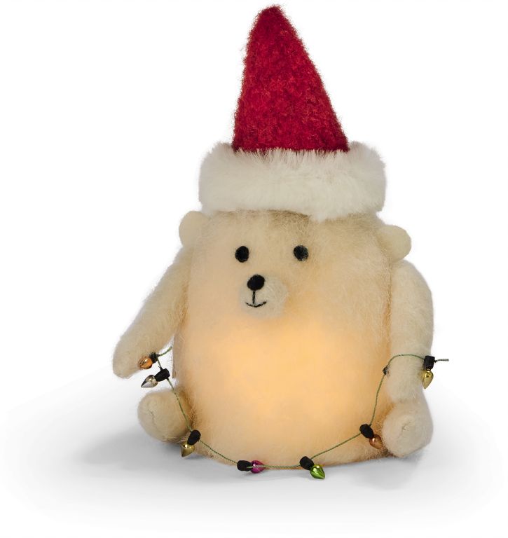 LED Filzdekoration (Eisb&auml;r) - Bild 1