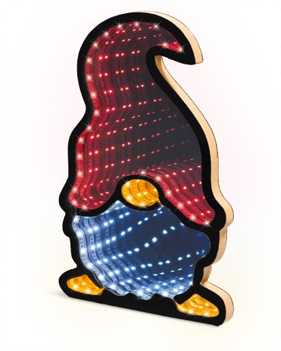 LED Spiegelfigur gro&szlig; (Wichtel) - Bild 1