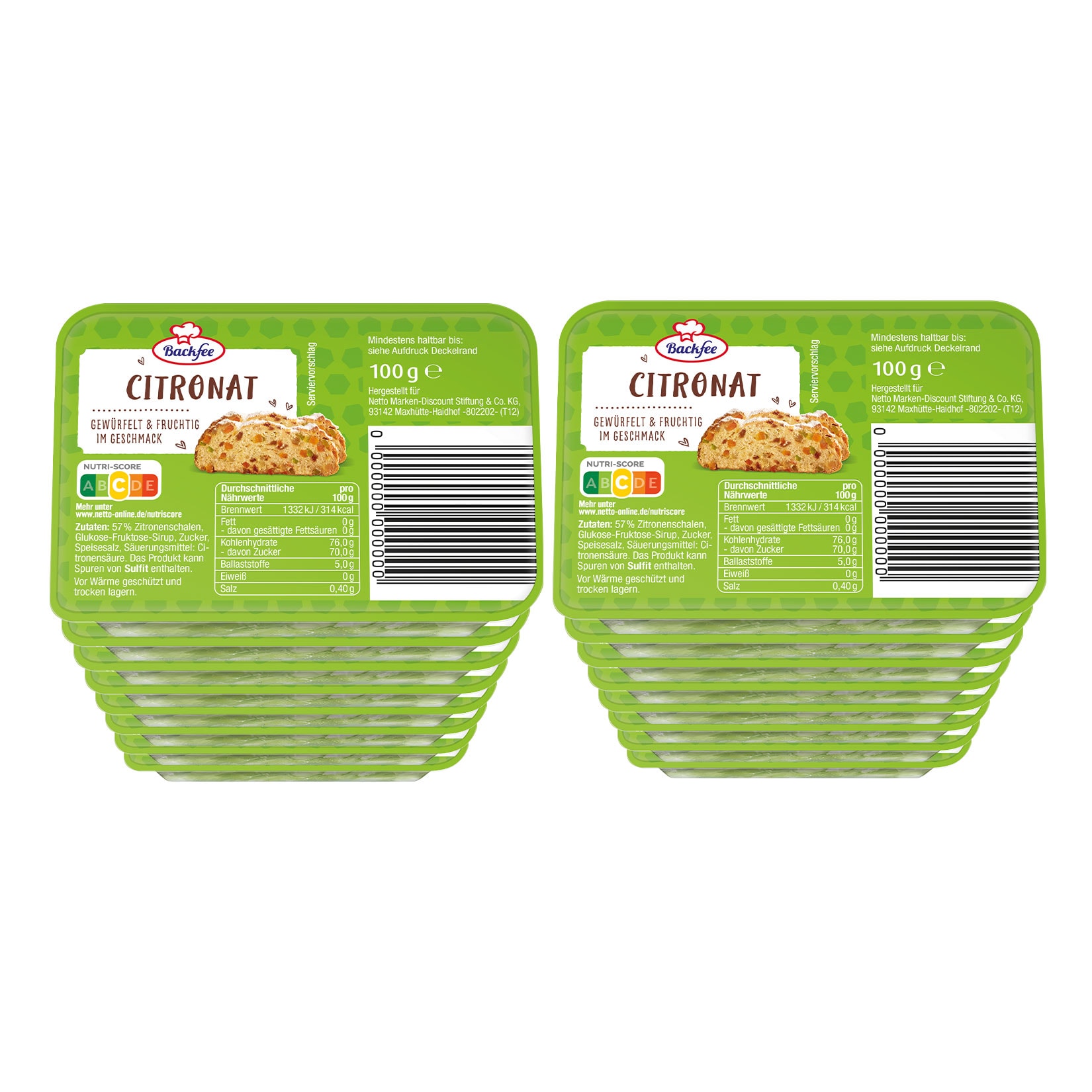 Backfee Citronat 100g, 16er Pack - Bild 1