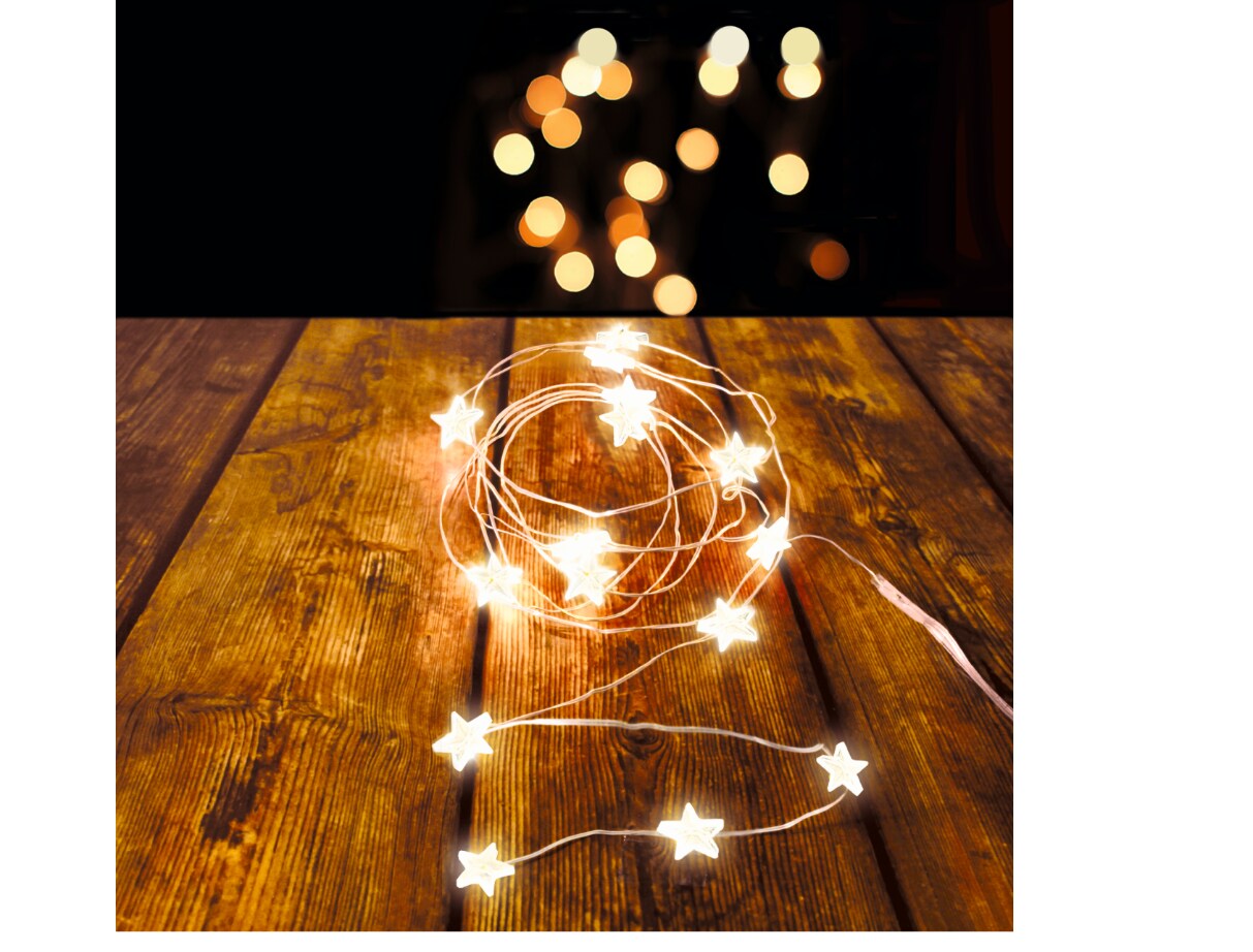 Dekor Lichterdraht 20er/15er - star - Bild 1