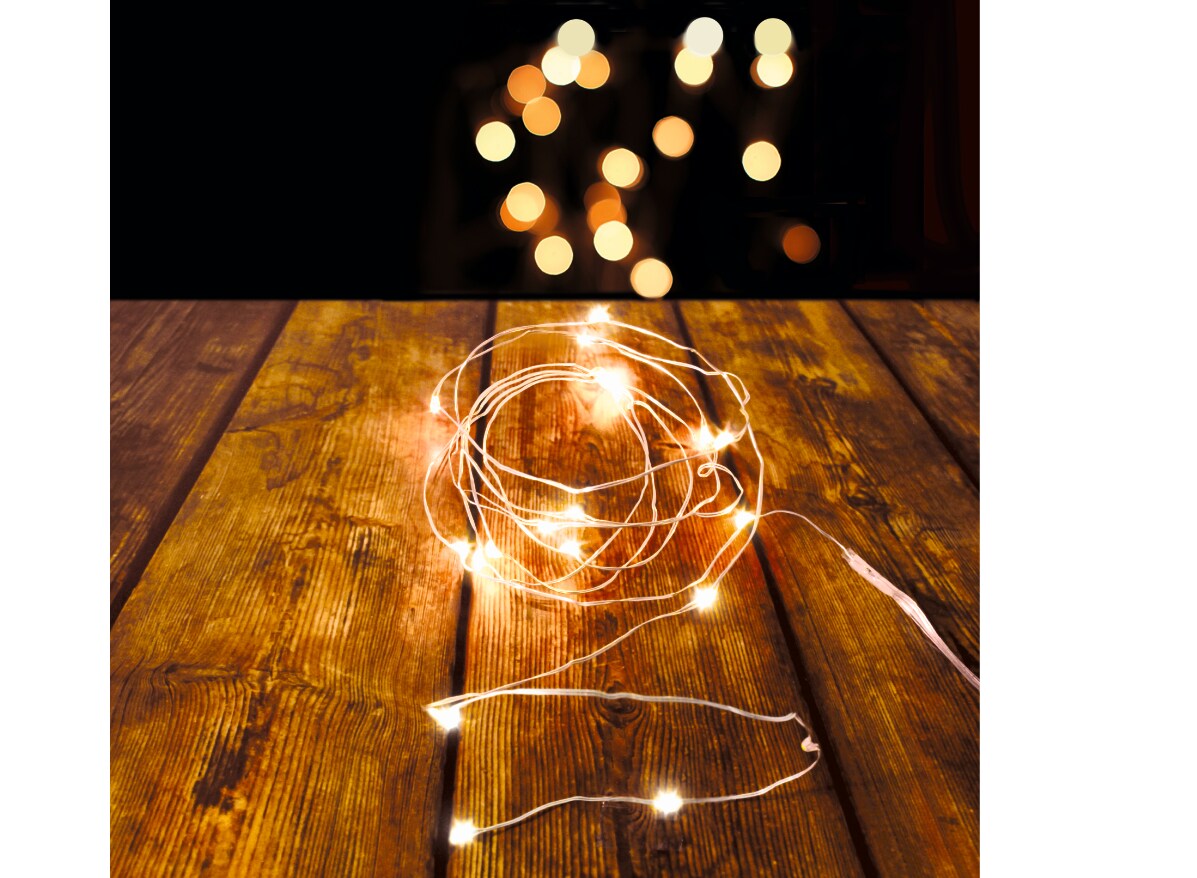 Dekor Lichterdraht 20er/15er -20 LEDs - Bild 1