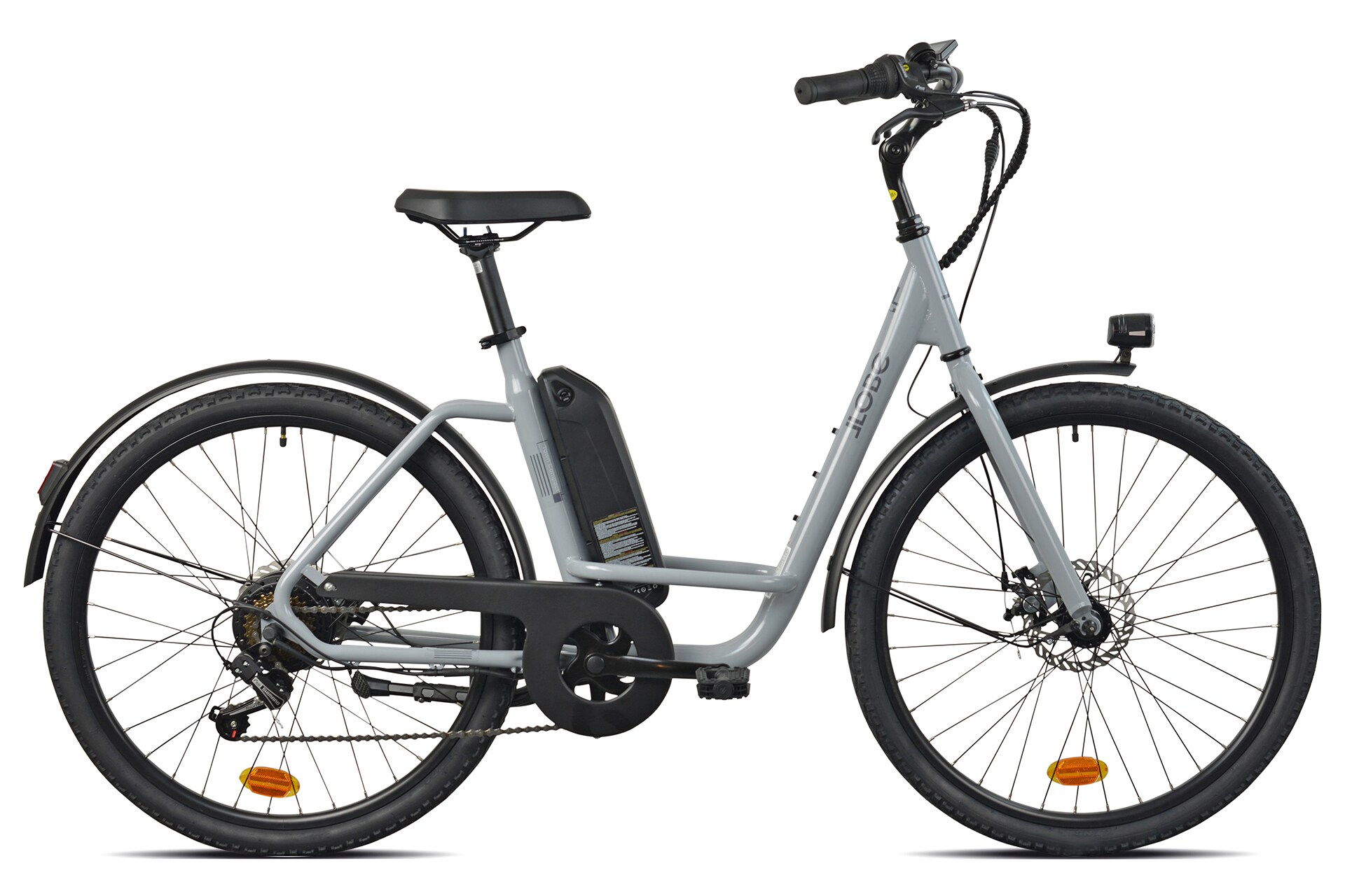 LLobe City E-Bike Town Compact grau 26" - Bild 1