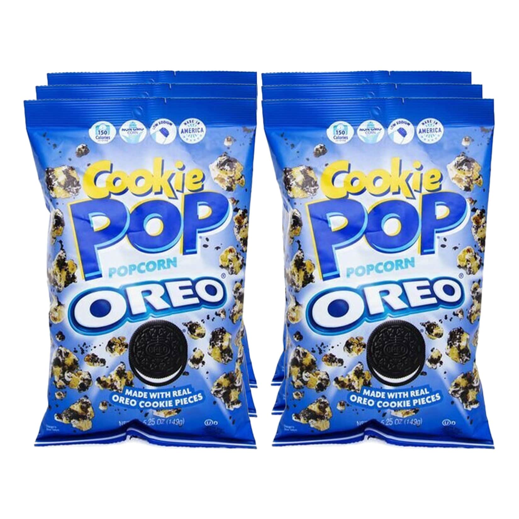 Candy Pop Popcorn Oreo 149 g, 6er Pack - Bild 1
