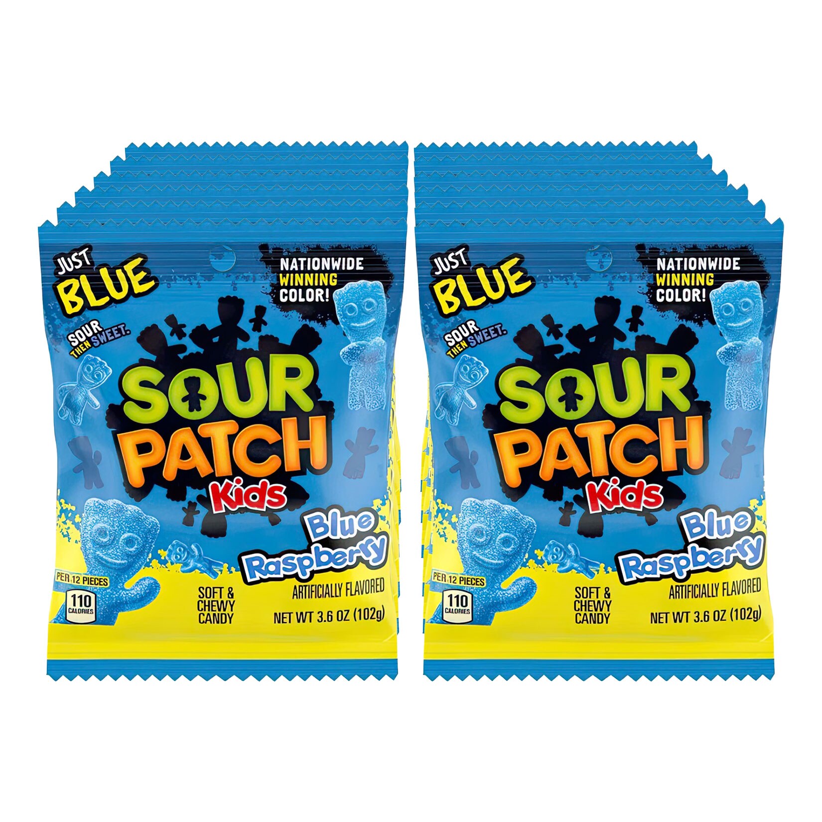 Sour Patch Kids Blue Raspberry 102 g, 12er Pack - Bild 1