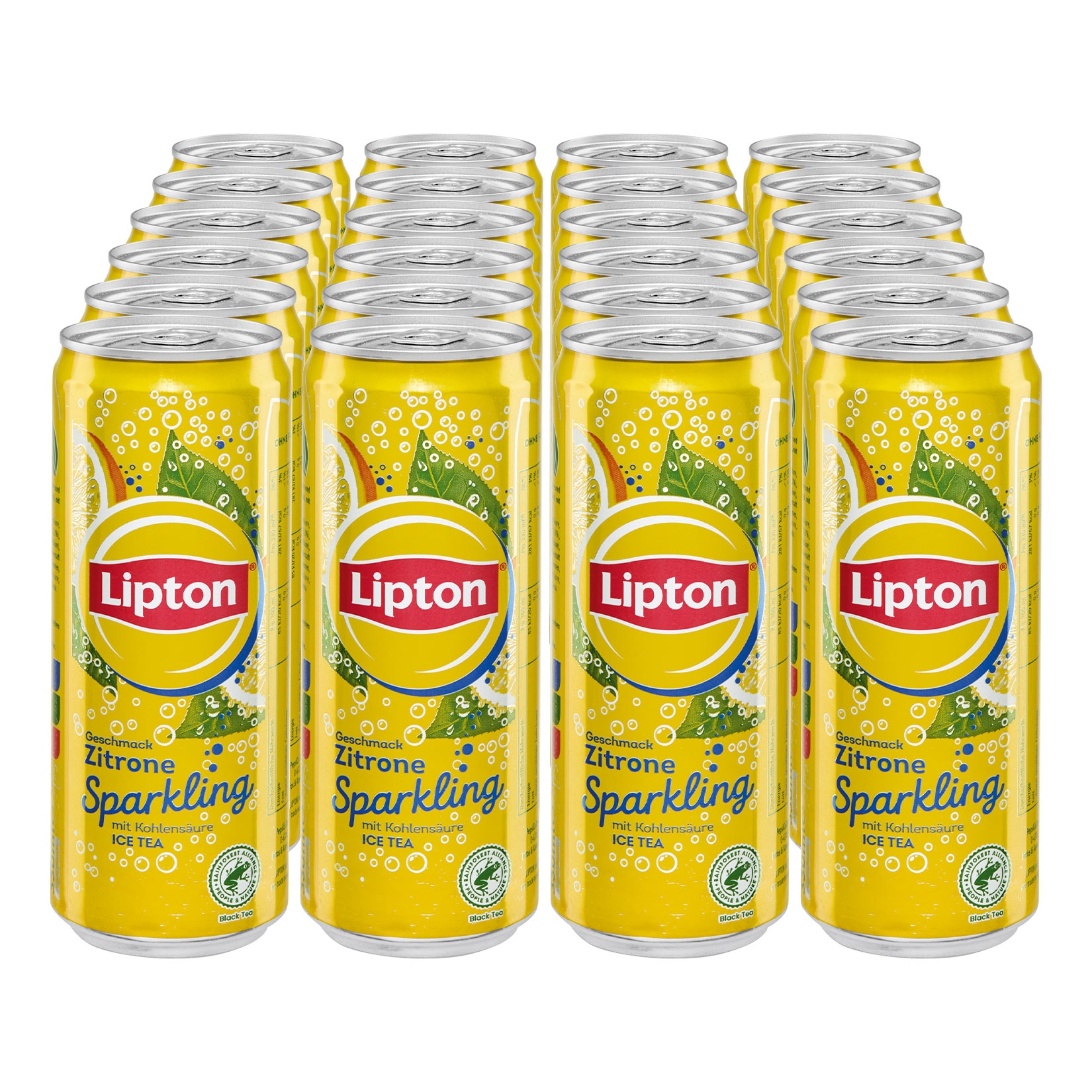 Lipton Sparkling IceTea Zitrone 0,33 Liter Dose, 24er Pack - Bild 1