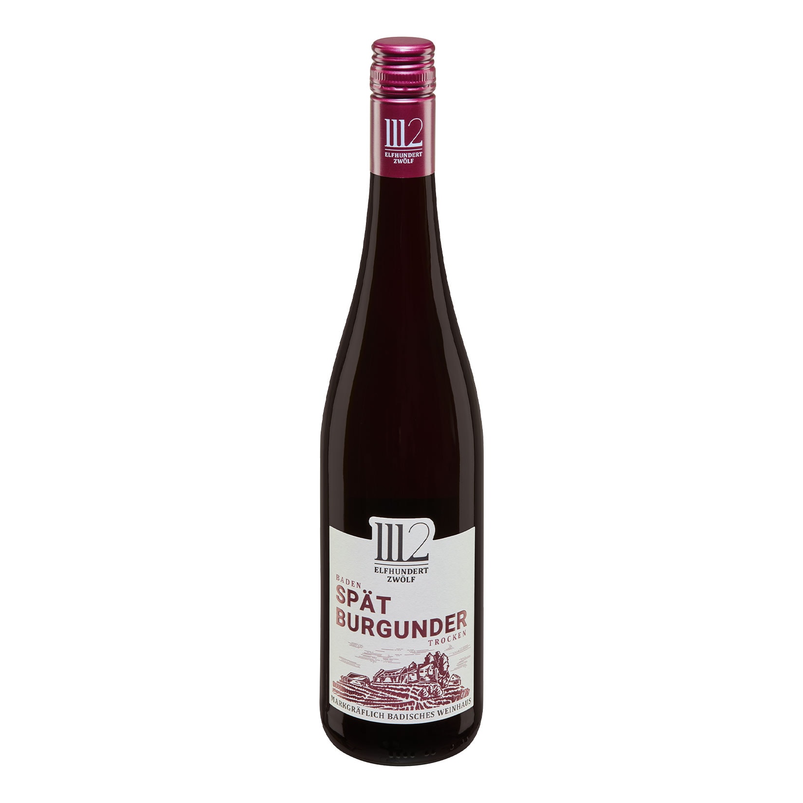 1112 Spaetburgunder trocken 12,5 % vol. 0,75 Liter - Bild 1