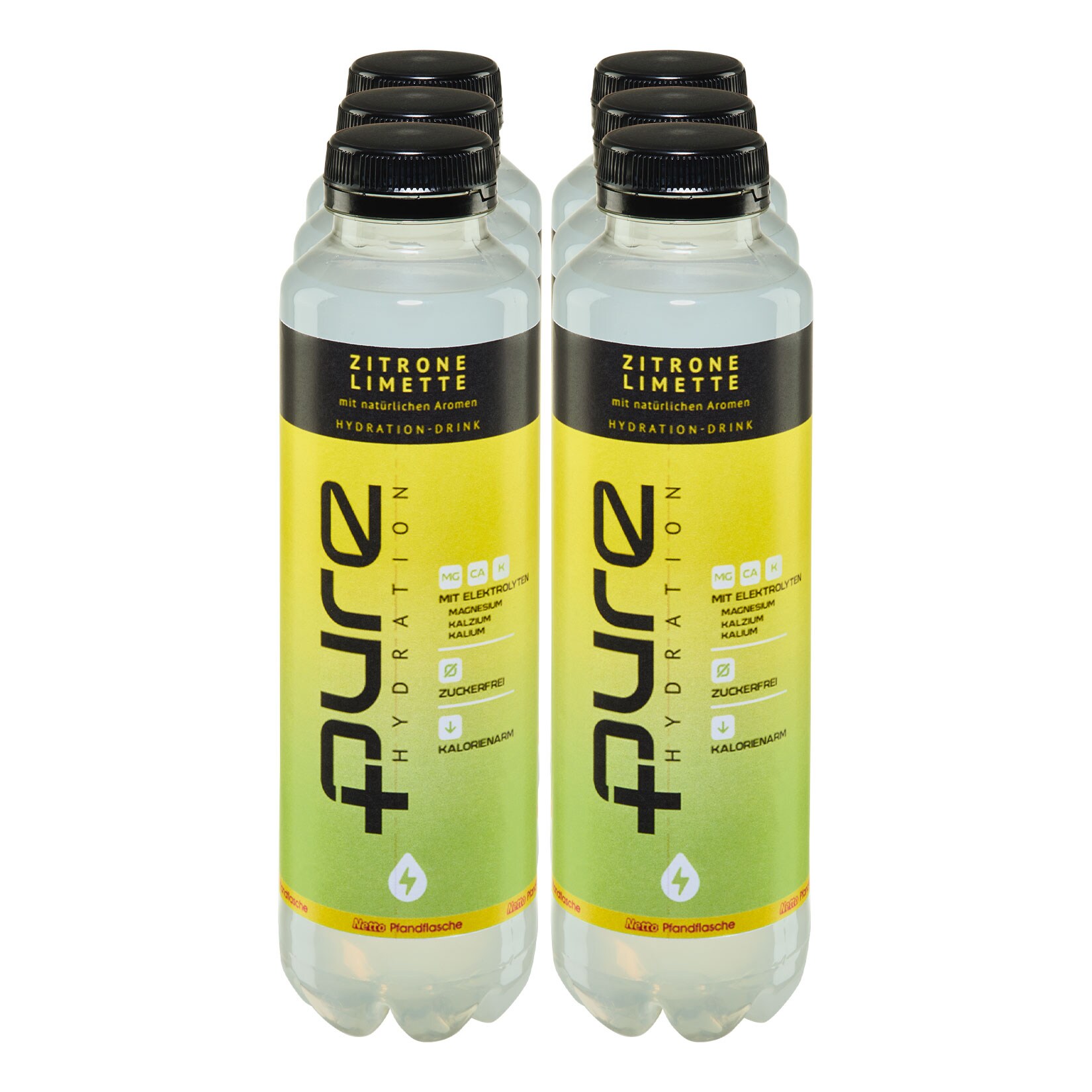 Pure Hydration Sportdrinks Zitrone-Limette 0,5 Liter, 6er Pack - Bild 1