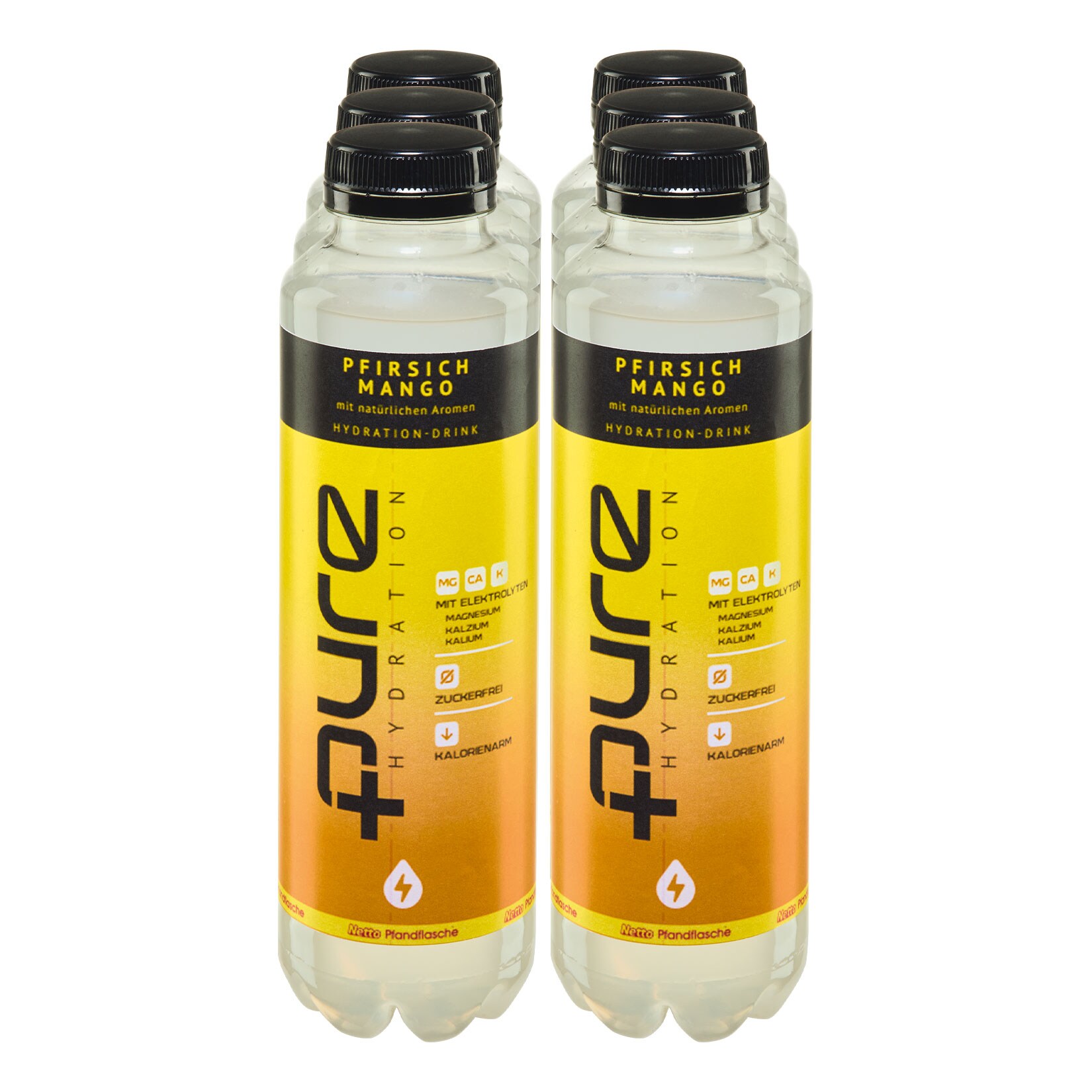 Pure Hydration Sportdrinks Pfirsich-Mango 0,5 Liter, 6er Pack - Bild 1
