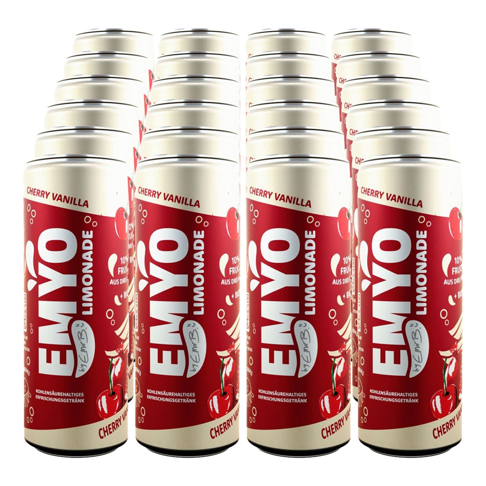 EMYO Cherry Vanilla 0,33 Liter Dose, 24er Pack - Bild 1