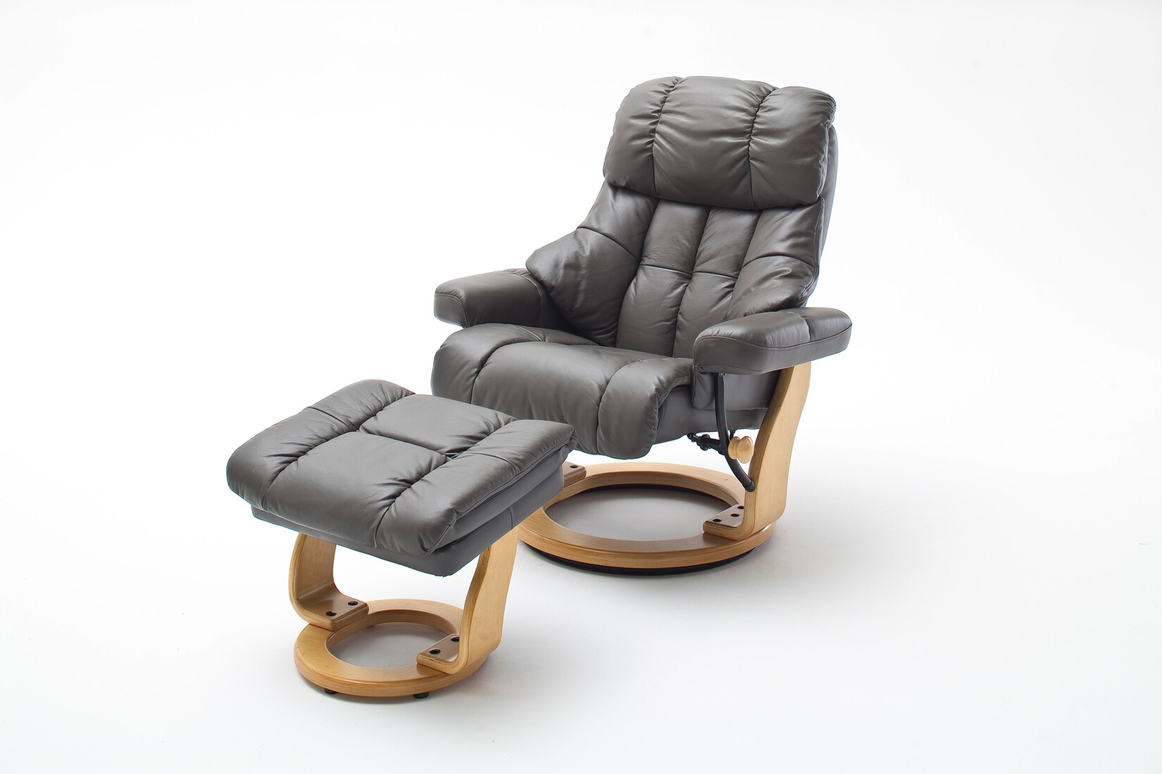 iNNoSeat by MCA + CALGARY XXL Relaxer 180 mit Hocker - versch. Ausführungen - schlamm natur