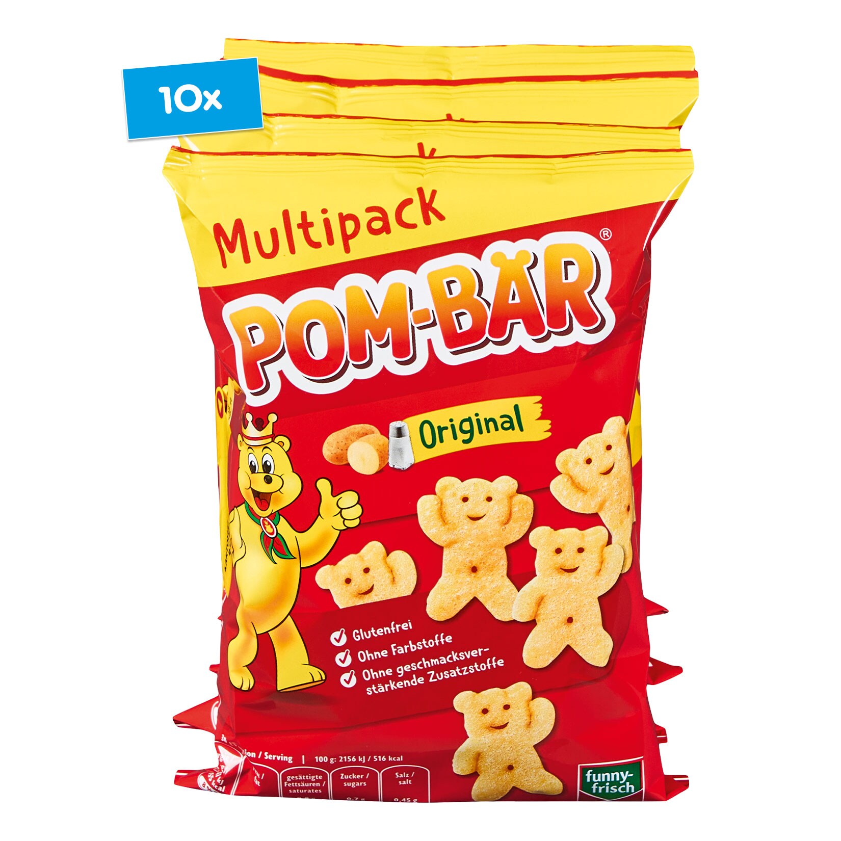 POM-B&Auml;R Original Multipack 120 g, 10er Pack - Bild 1