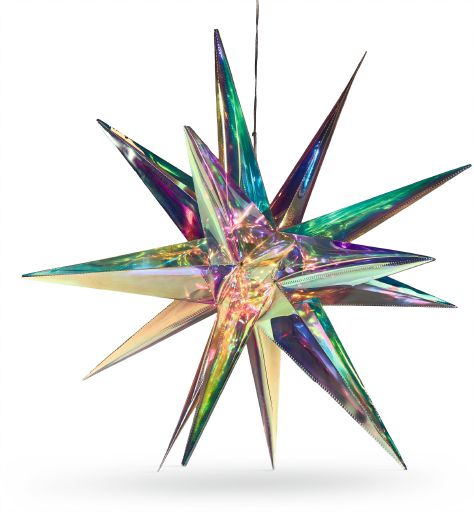 Dekor Stern h&auml;ngend sortiert - 1 ST - Bild 1