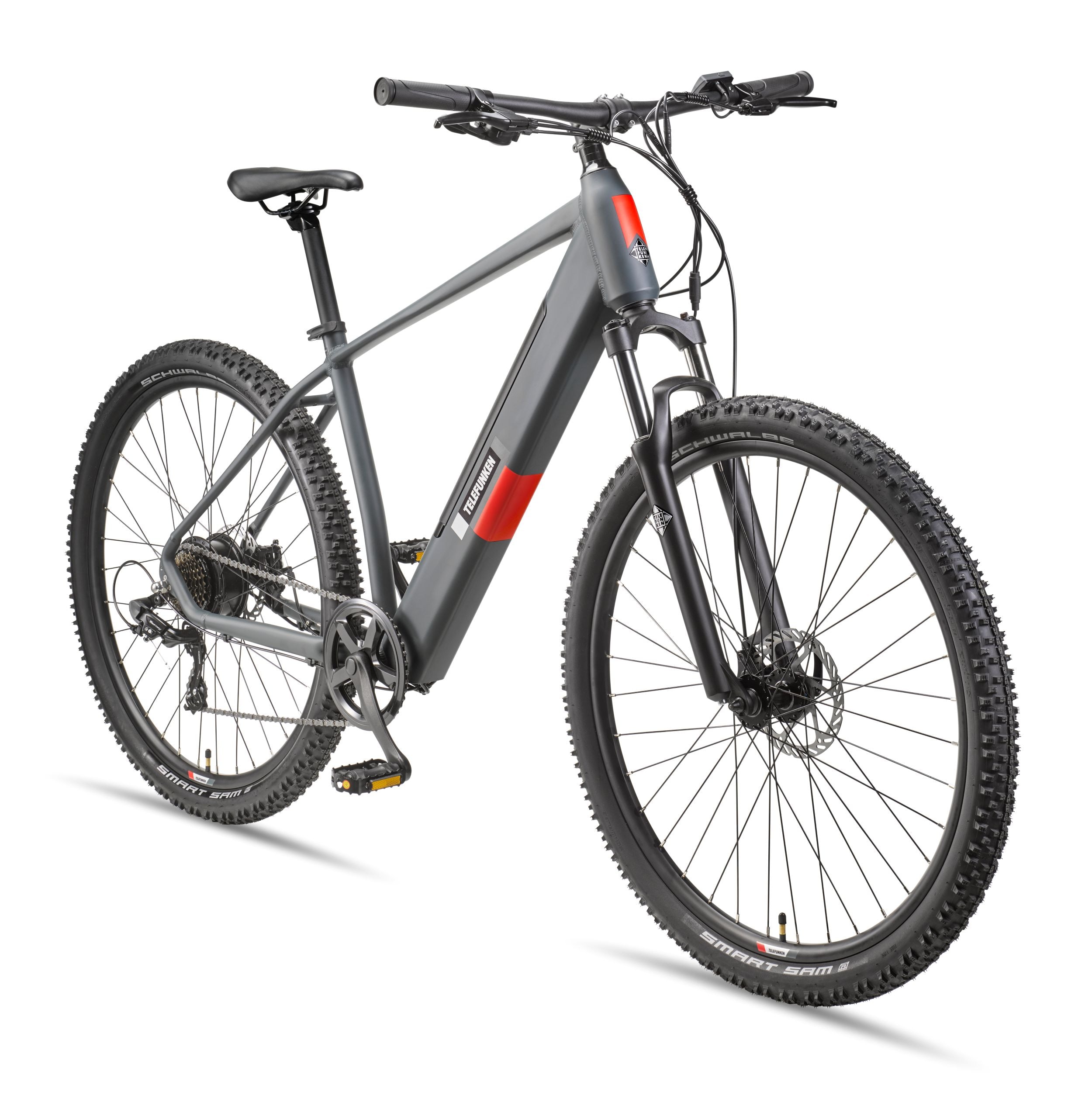 Telefunken MTB E-Bike Mountainbike | Elektrofahrrad 29 Zoll | Kettenschaltung | Heckmotor | 468 Wh Akku | EBike Pedelec M919 - Bild 1
