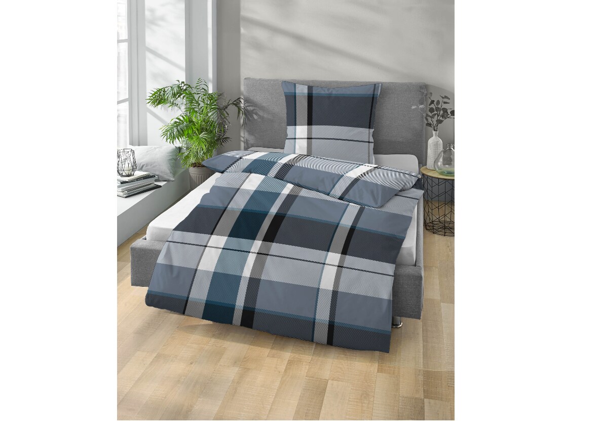 Dekor Bettw&auml;sche Biber NG - petrol - Bild 1