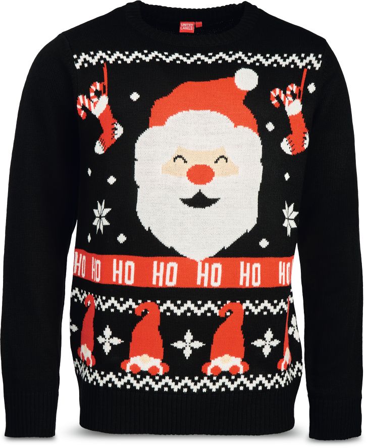 Herren Weihnachtssweater schwarz - Gr. XL - Bild 1
