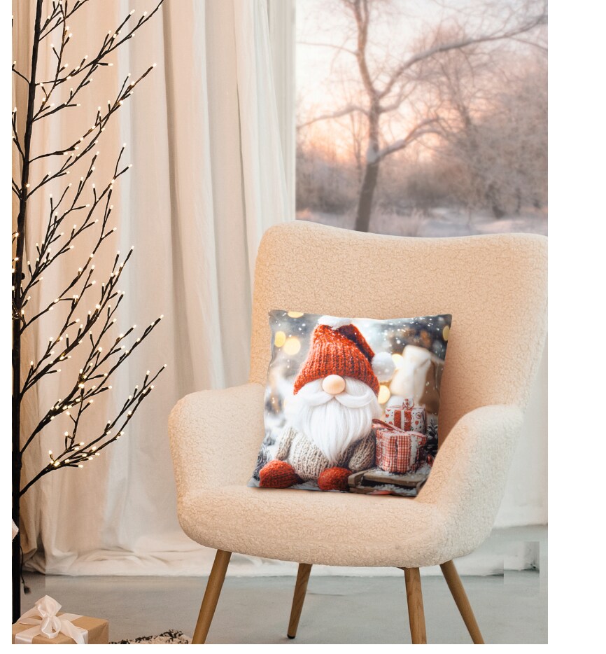 Dekokissen XMAS - versch. Ausf&uuml;hrungen - Wichtel - Bild 1