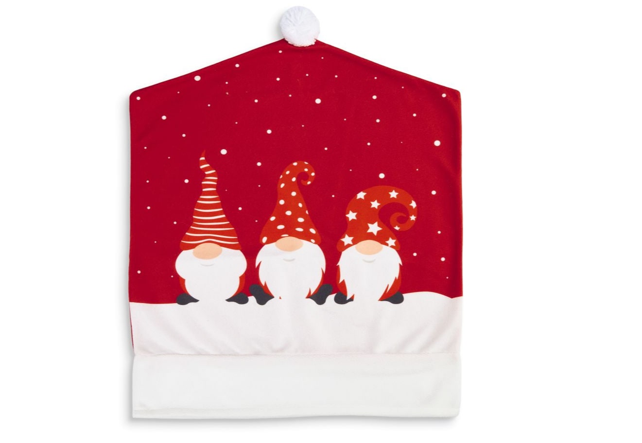 Dekor Stuhlhusse X-Mas 2er Pack- Wichtel - Bild 1