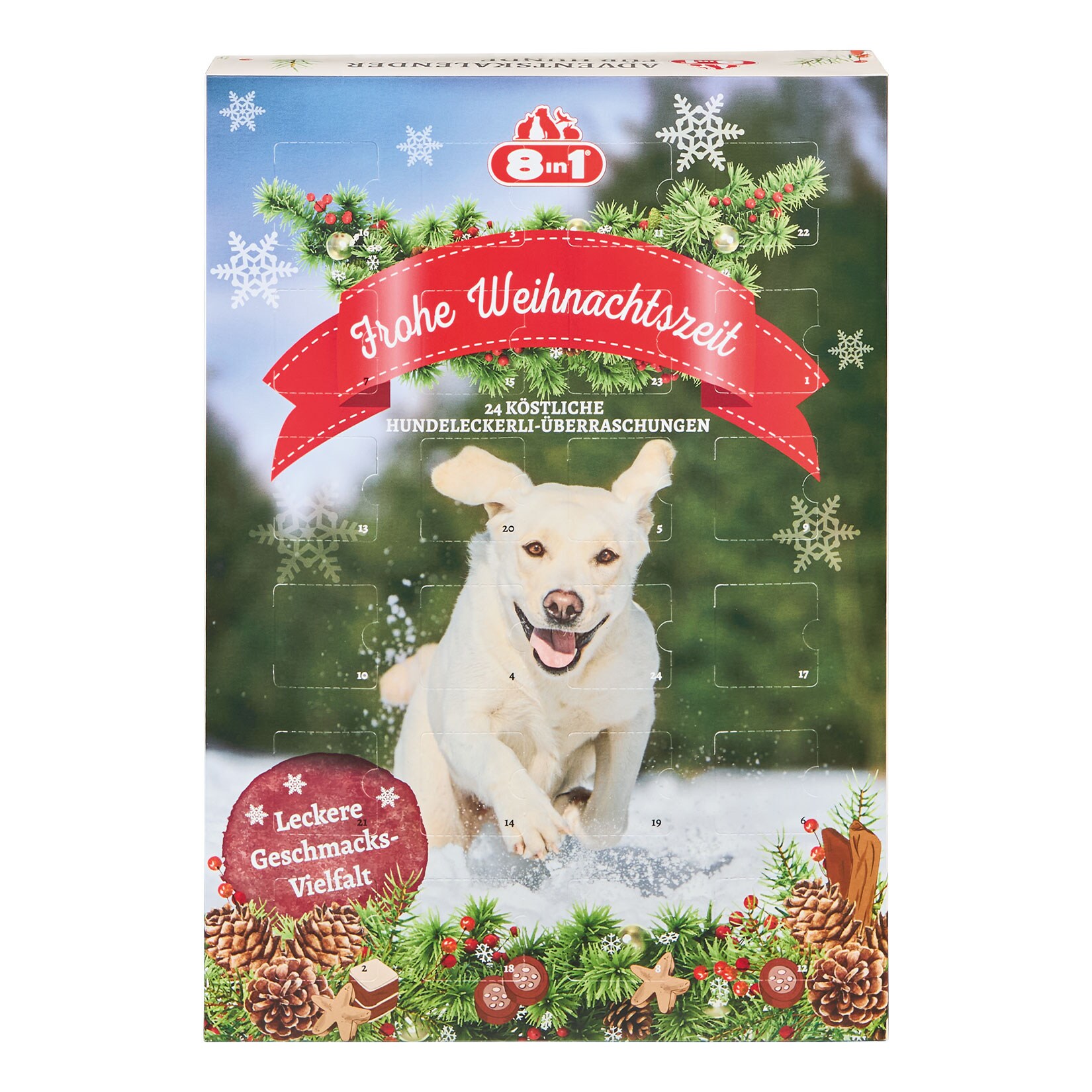 8in1 Adventskalender f&uuml;r Hunde 140 g - Bild 1