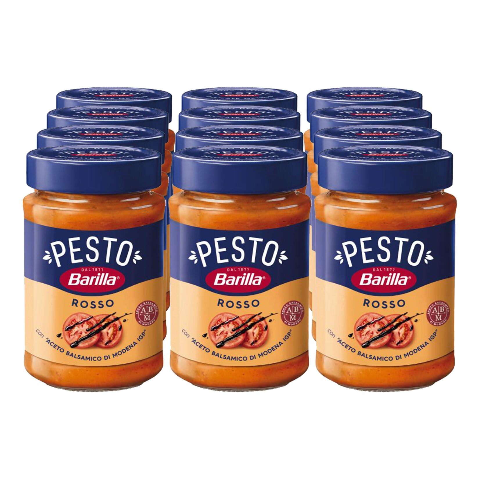 Barilla Pesto Rosso 200 g, 12er Pack - Bild 1