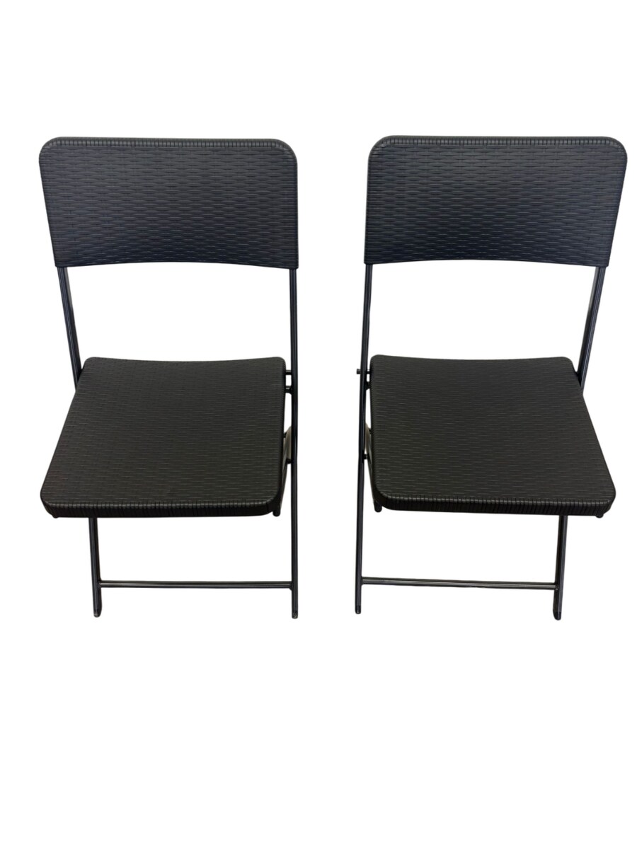 Sedex 2er Set Klappstuhl Mila Schwarz/Anthrazit | 04251113300341