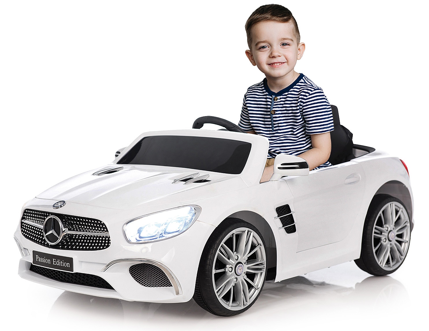 JAMARA Ride-on Mercedes-Benz SL 400 wei&szlig; 12V - Bild 1