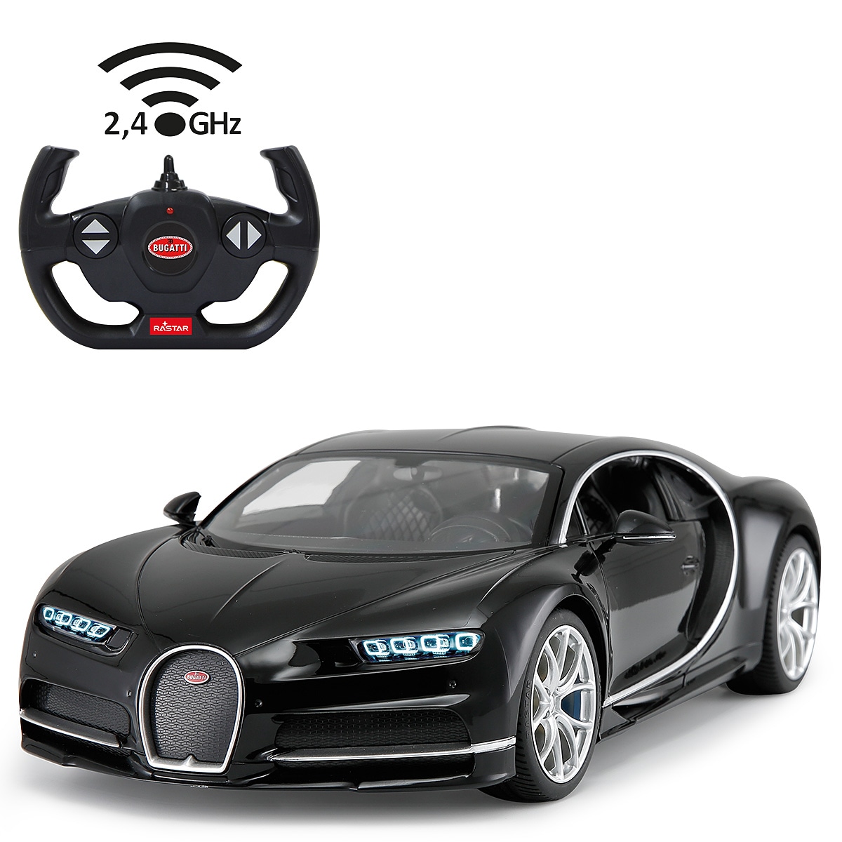JAMARA Bugatti Chiron 1:14 schwarz 2,4GHz - Bild 1