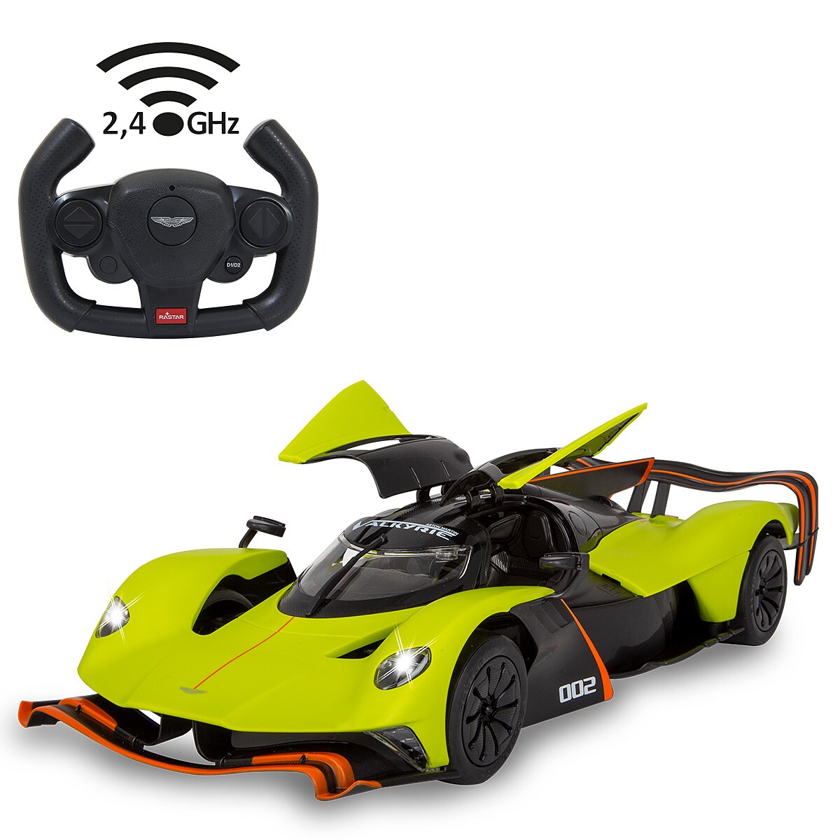 JAMARA Aston Martin Valkyrie AMR Pro 1:14 grün 2,4GHz Tür manuell | 04042774472733