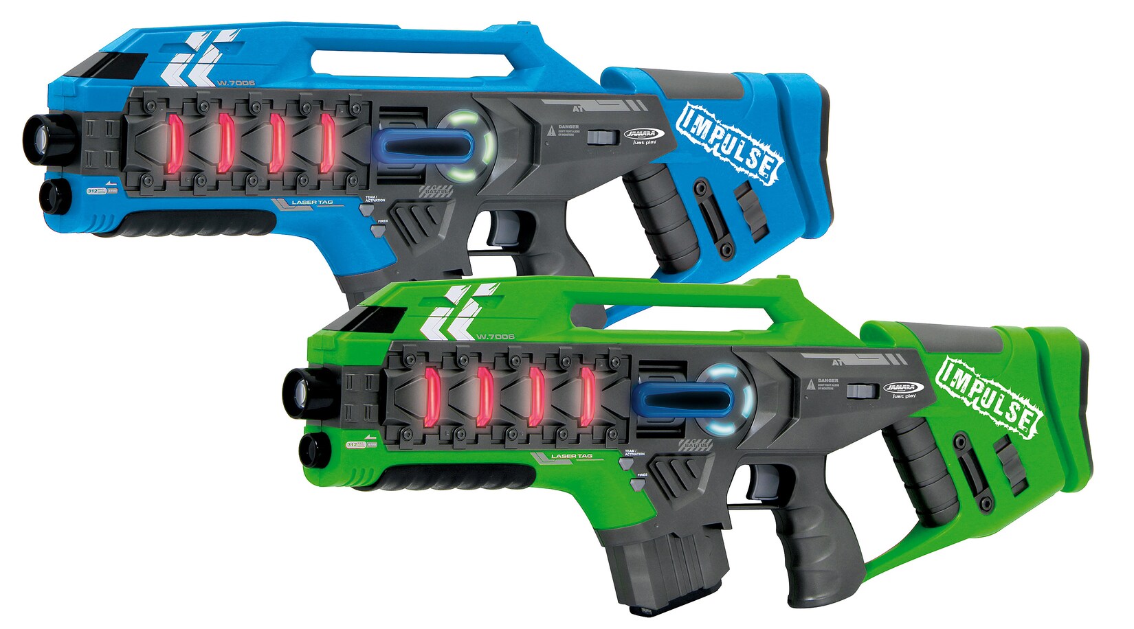 JAMARA Impulse Laser Gun Rifle Set blau/grün