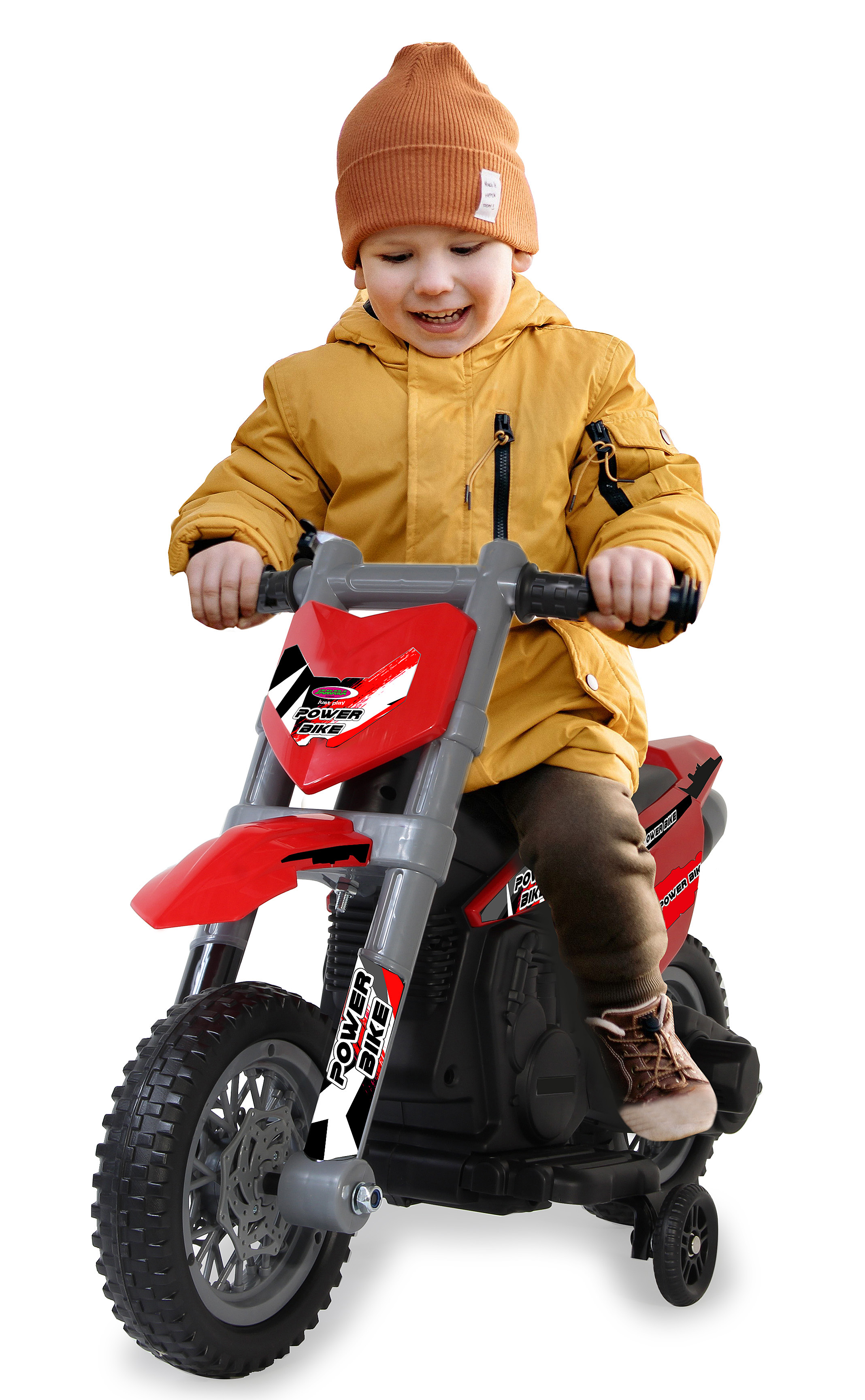 JAMARA Ride-on Motorrad Power Bike rot 6V - Bild 1