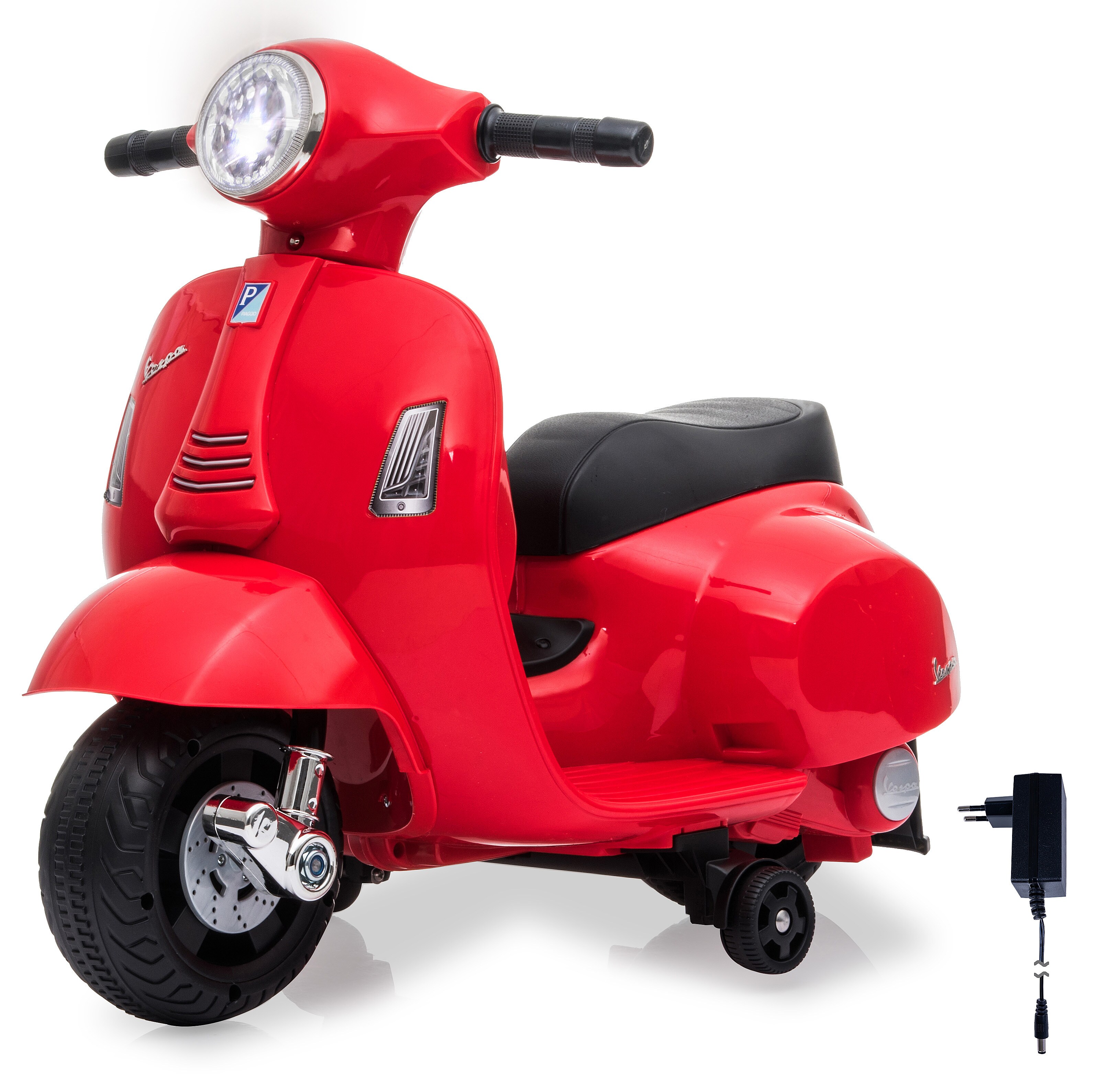 JAMARA Ride-on Vespa Mini rot Li-Power 8.4 - Bild 1